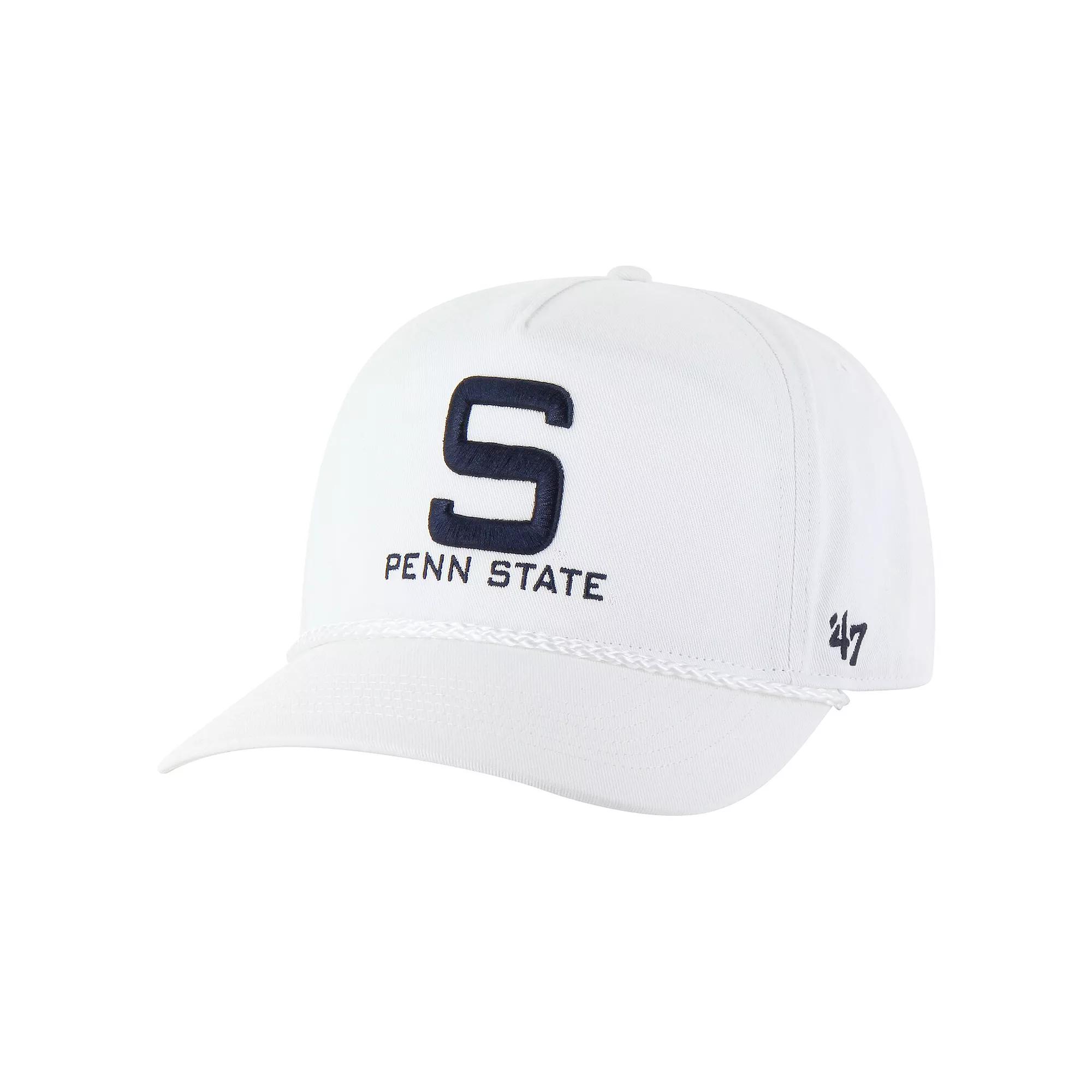 Men's '47 White Penn State Nittany Lions Rope Hitch Adjustable Hat Product Image