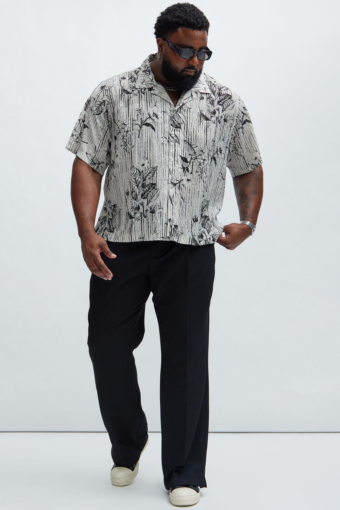 Depok Textured Shirt - Cream/combo Product Image