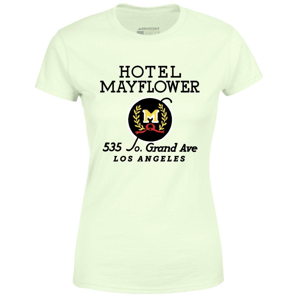 Hotel Mayflower - Los Angeles, CA - Vintage Hotel - Women's T-Shirt Female Product Image