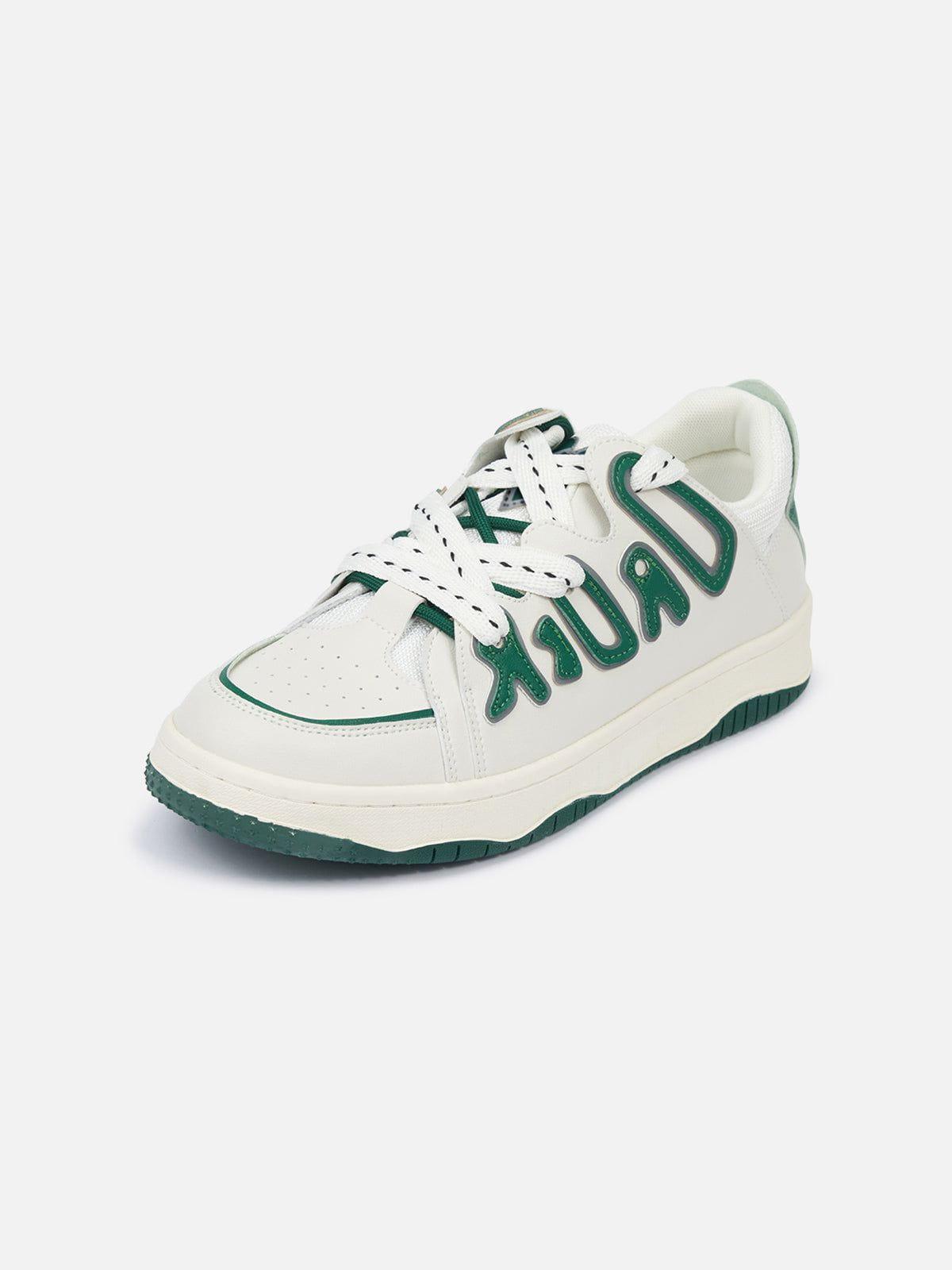 StarryClimb Double Lace Patchwork Skate Shoes Product Image