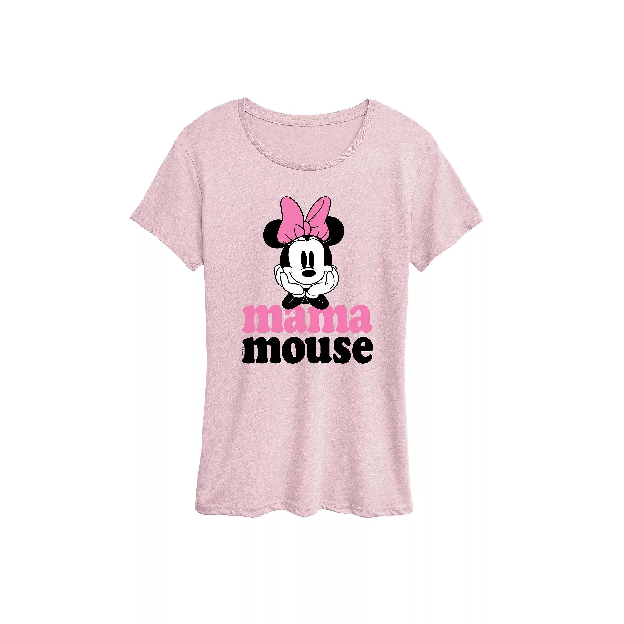 Disney's Minnie Mouse Women's Mama Graphic Tee,  Product Image