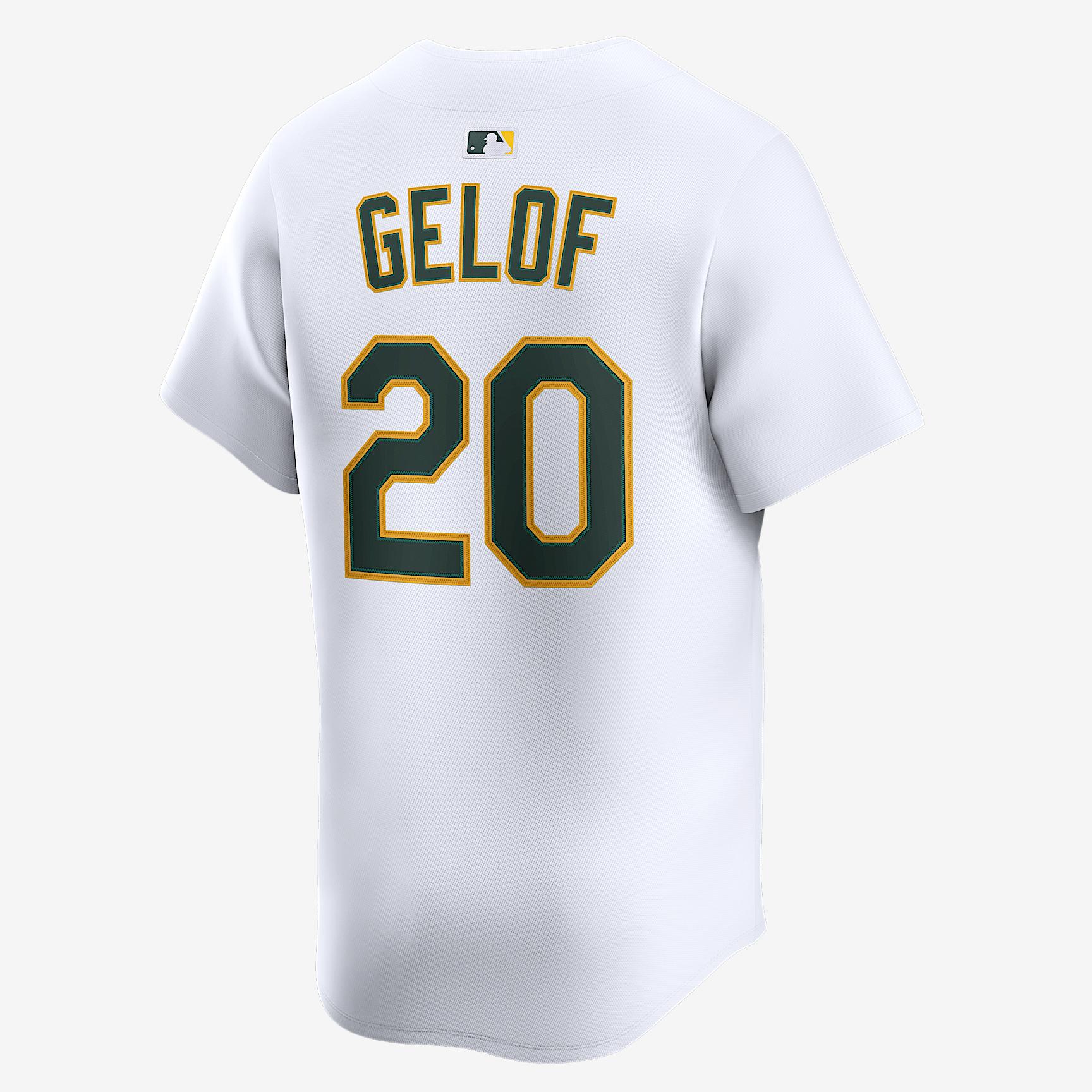 Zack Gelof Athletics Nike Mens Dri-FIT ADV MLB Limited Jersey | LM25FZHOFZ9-DXJ Product Image