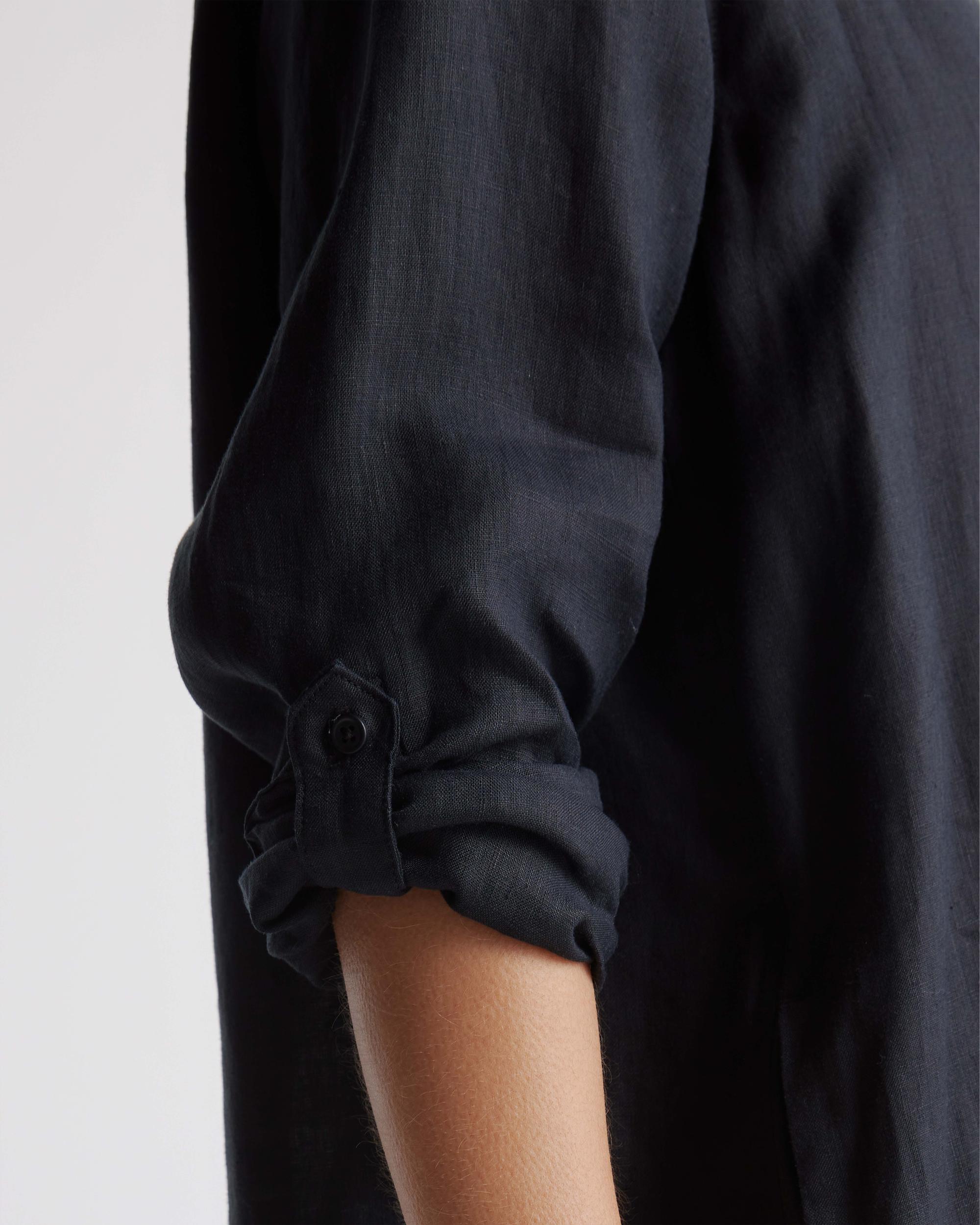 Quince | Women's 100% European Linen Shirt Dress Organic Linen Product Image