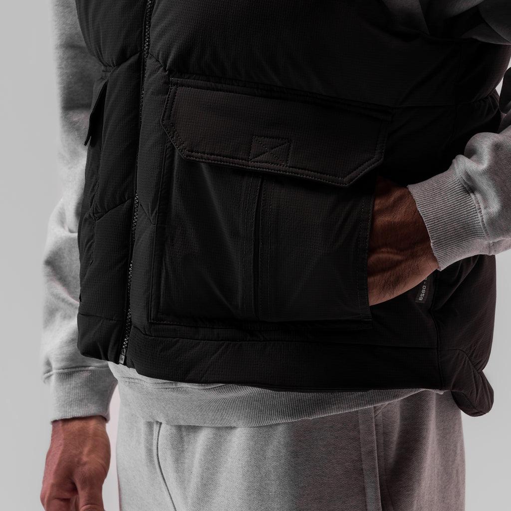 0859. Ripstop Insulated Puffer Gilet - Black Product Image