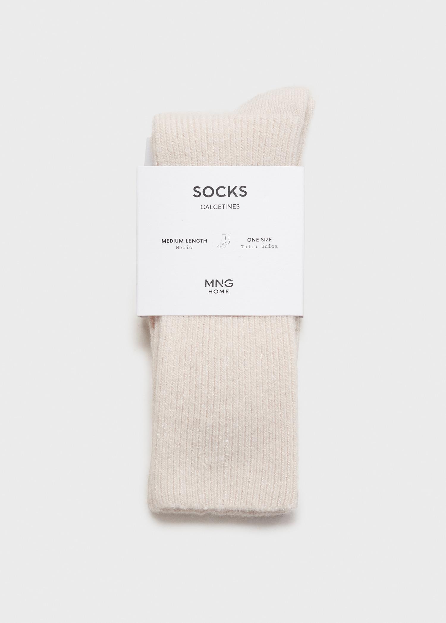 Ribbed socks - Women | MANGO USA Product Image