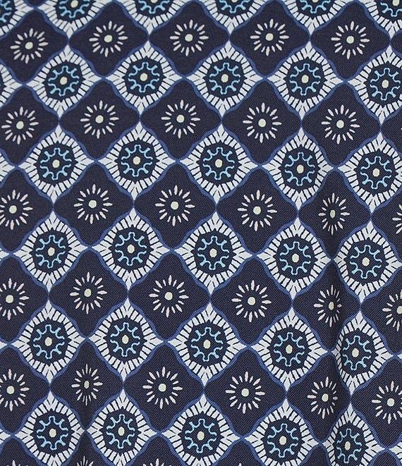 Cremieux Premium Denim Medallion Geometric Long Sleeve Woven Shirt Product Image