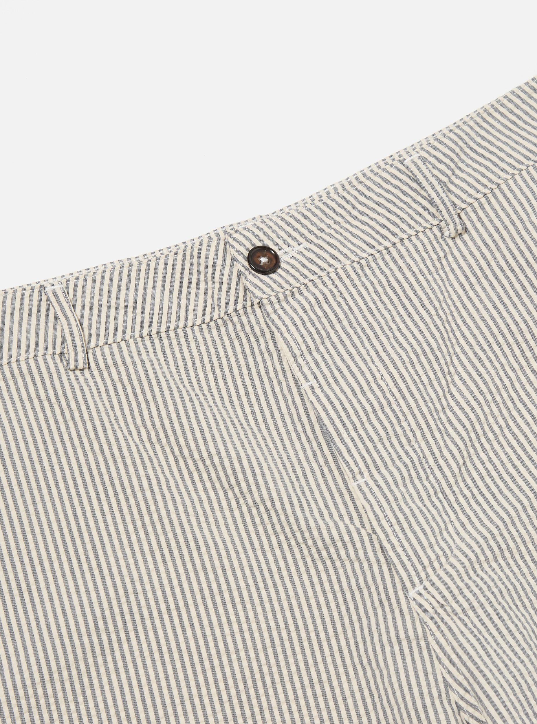 Universal Works Military Chino in Grey Derby Stripe Product Image