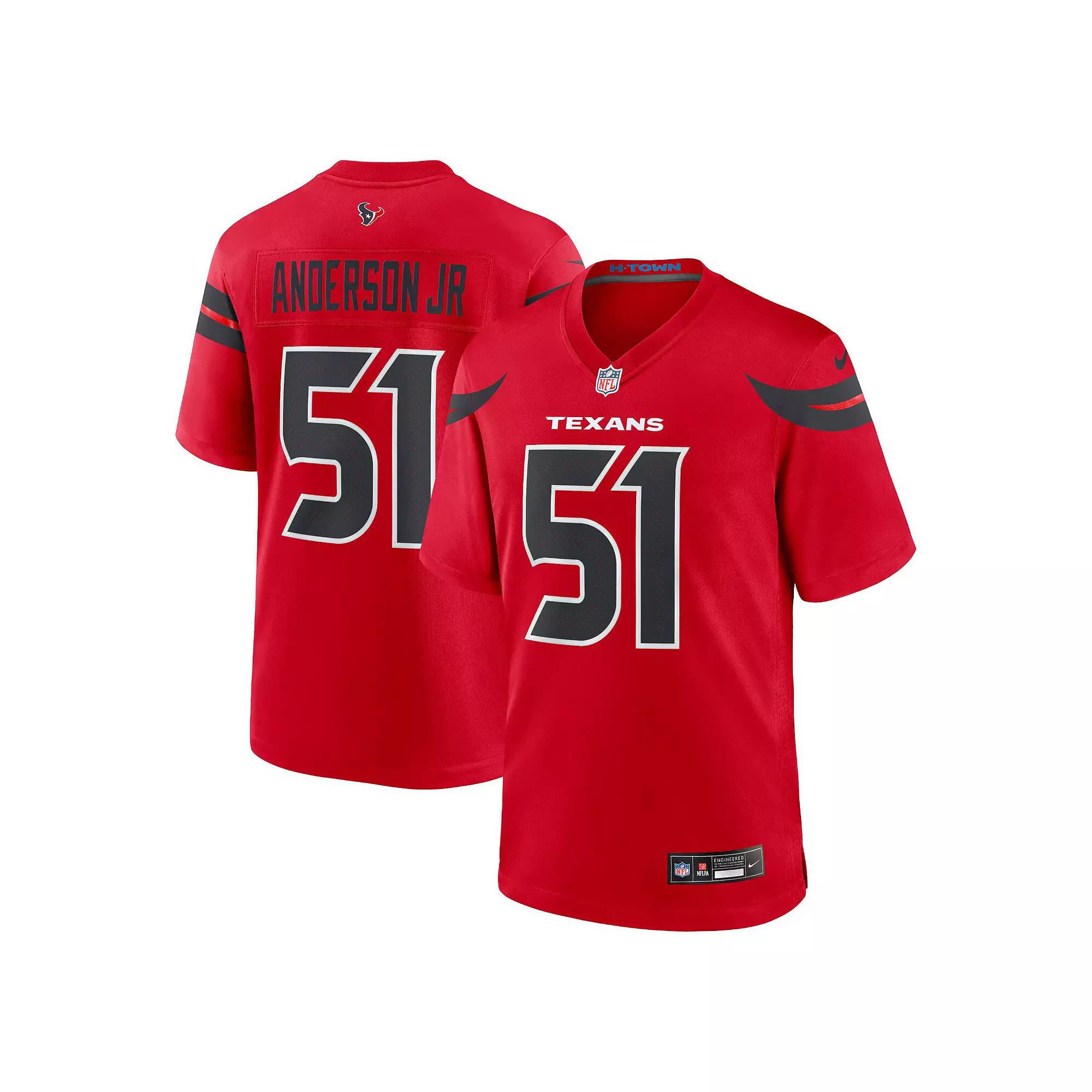 Men's Nike Will Anderson Jr. Red Houston Texans Alternate Game Jersey,  Product Image
