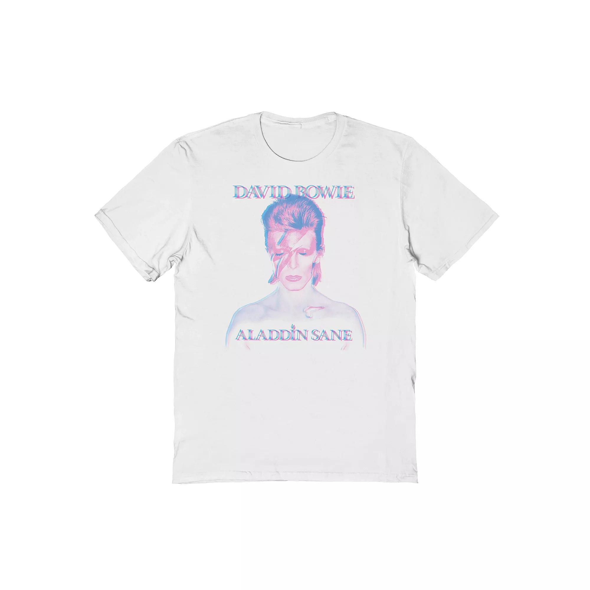 Men's Bowie Aladdin 3D Graphic Tee, Size: XXL, White Product Image