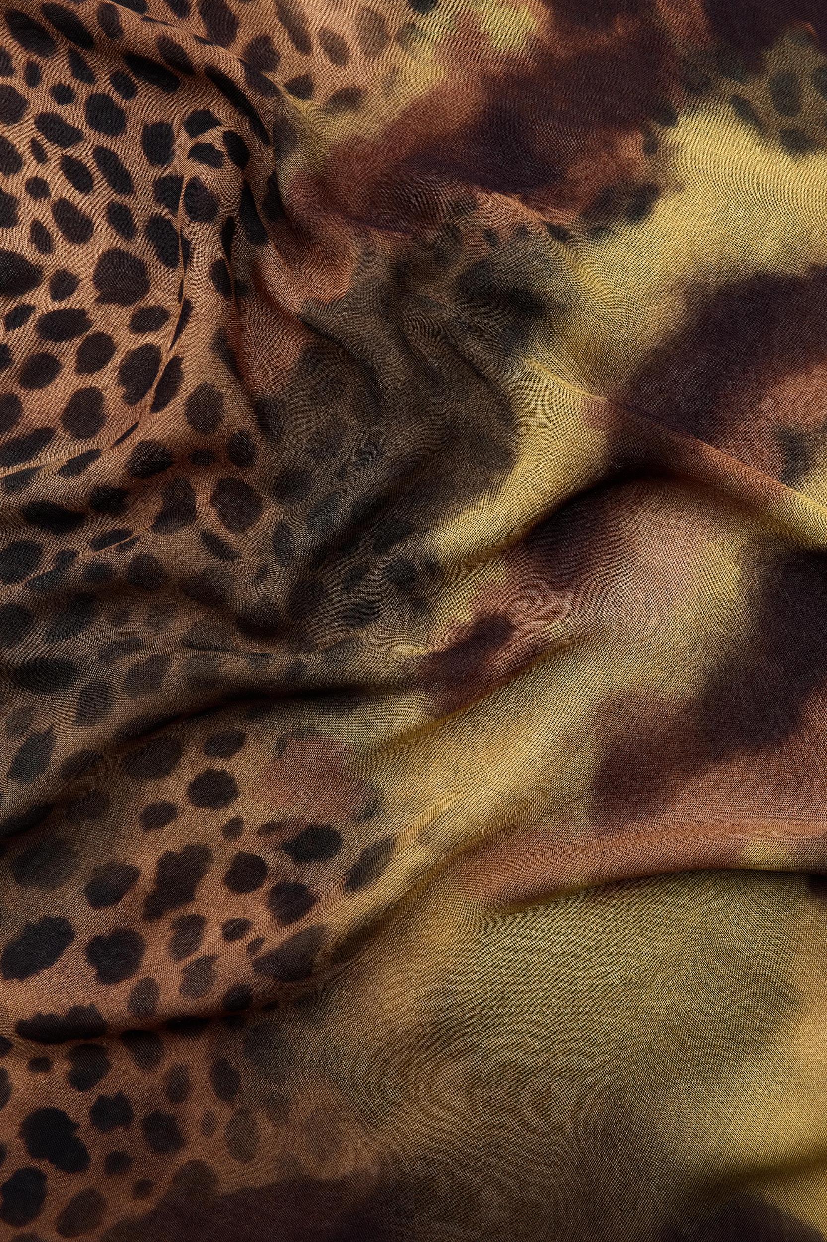 ANIMAL PRINT SILK MODAL SCARF Product Image