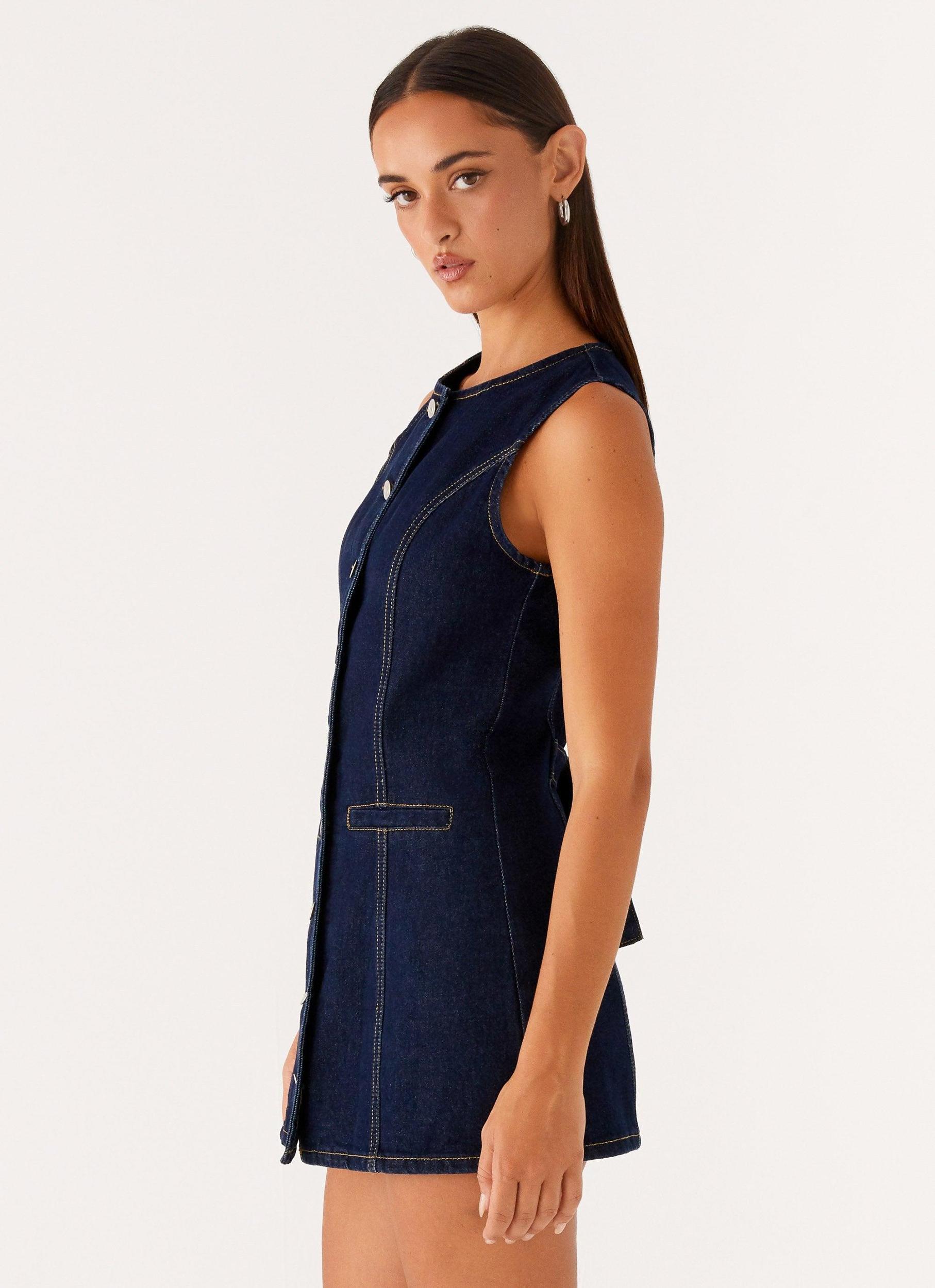 Dolton Mini Dress - Indigo Product Image