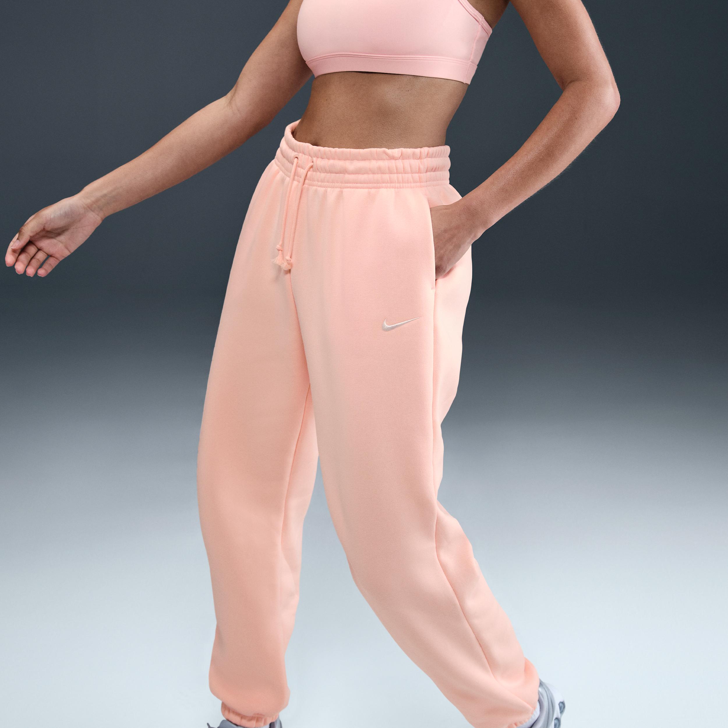 Womens Nike Sportswear Phoenix Fleece High-Waisted Oversized Sweatpants | FZ5996-664 Product Image