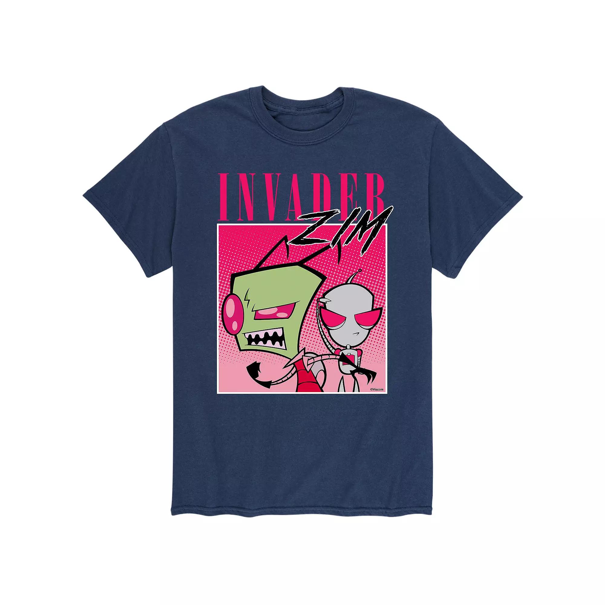 Men's Invader Zim Pink Box Tee,  Product Image