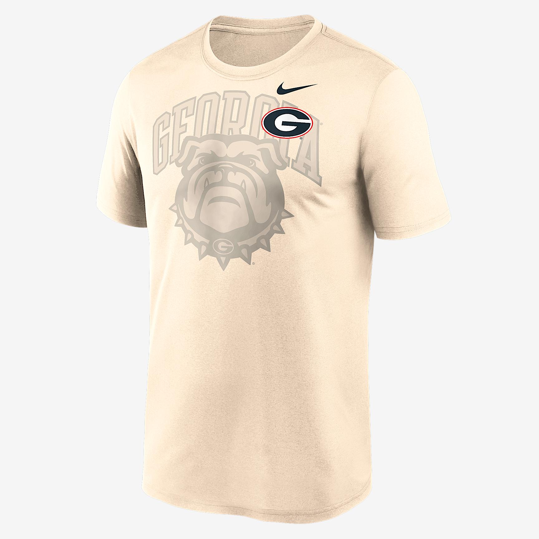 Georgia Campus Legend Shadow Logo Nike Mens Dri-FIT College T-Shirt | NKGK15ANGB-UWS Product Image