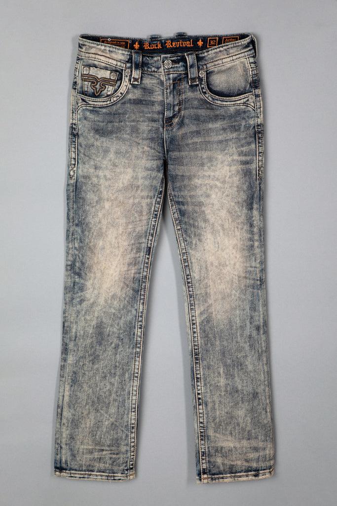 Arther Relaxed Straight Jeans Male Product Image