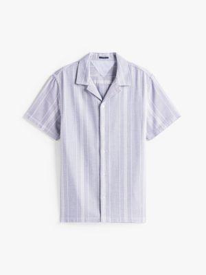 Tommy Jeans Textured Stripe Camp Shirt Product Image