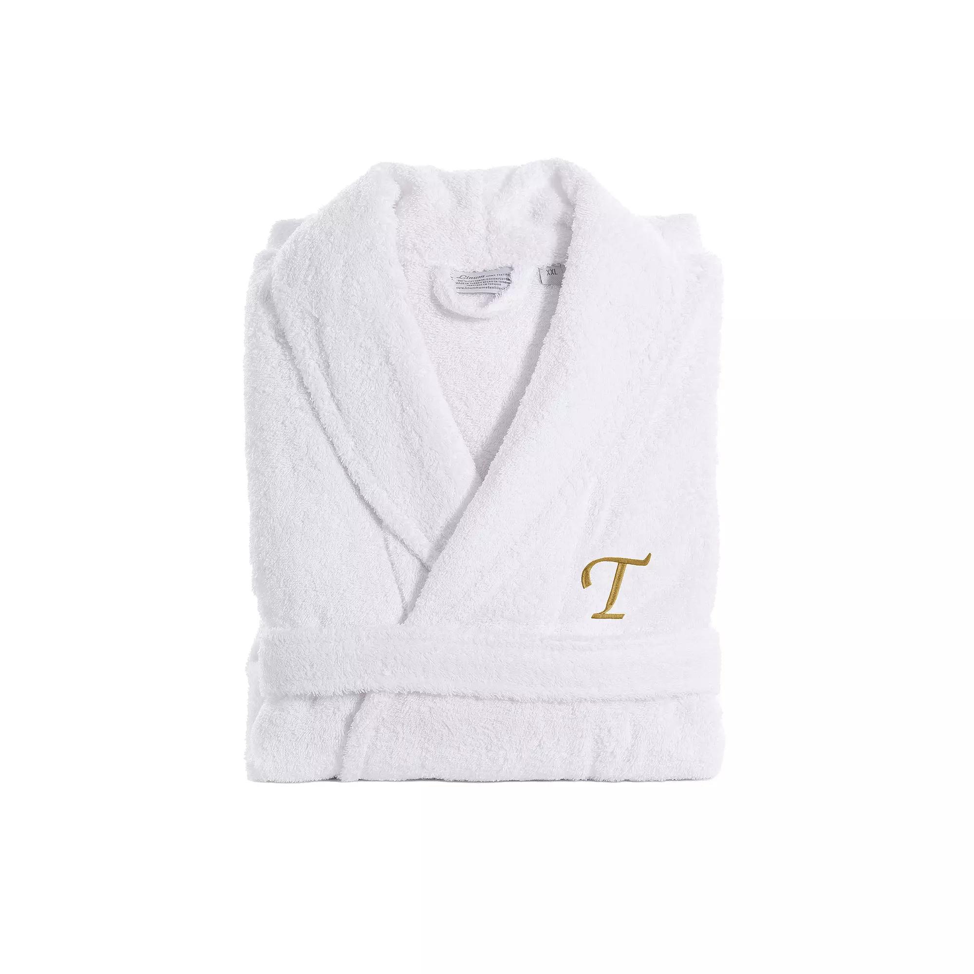 Linum Home Textiles Turkish Cotton Personalized Quick Dry Terry Bathrobe, Adult Unisex,  Product Image