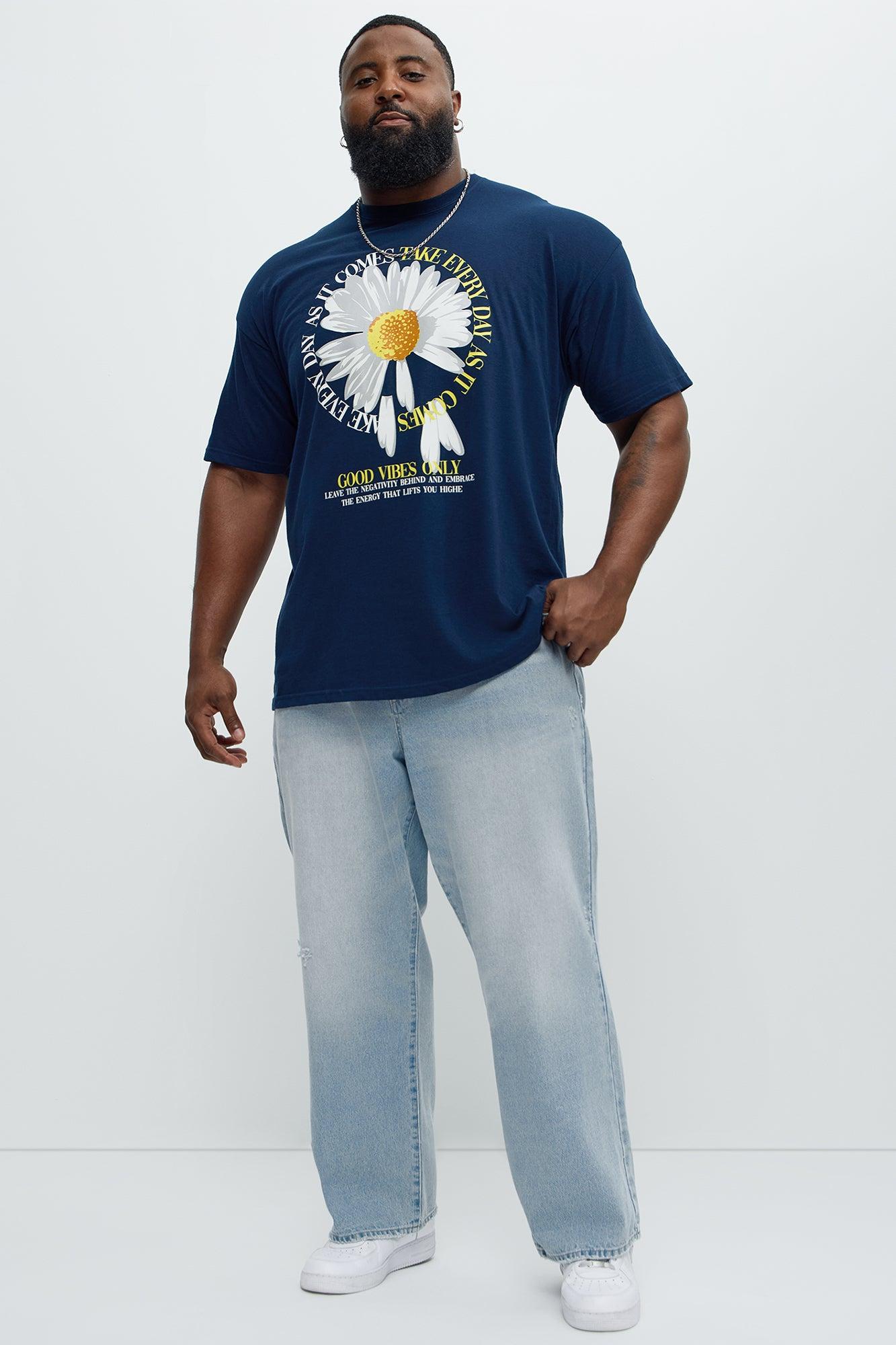 Good Vibes Only Everyday Short Sleeve Tee - Navy Product Image