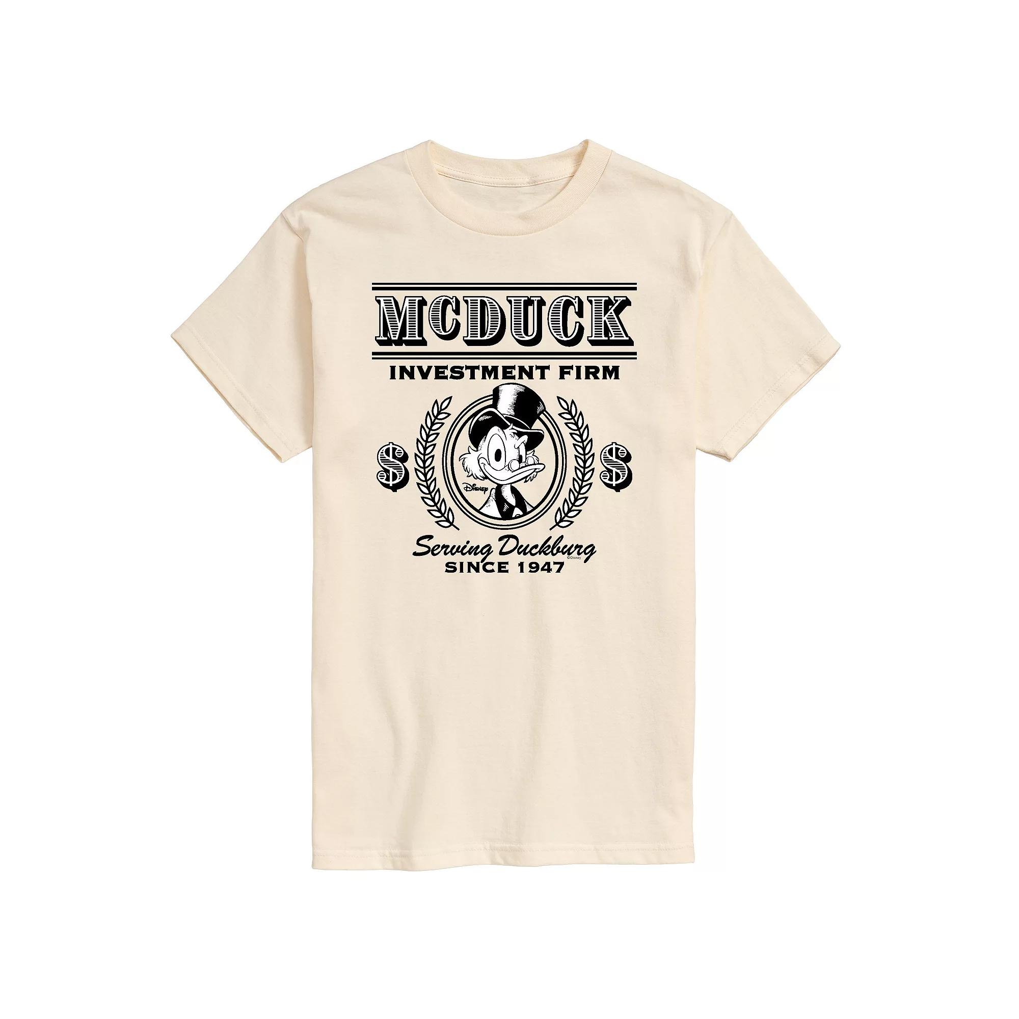 Men's Disney's Duck Tales McDuck Investment Firm Graphic Tee,  Product Image