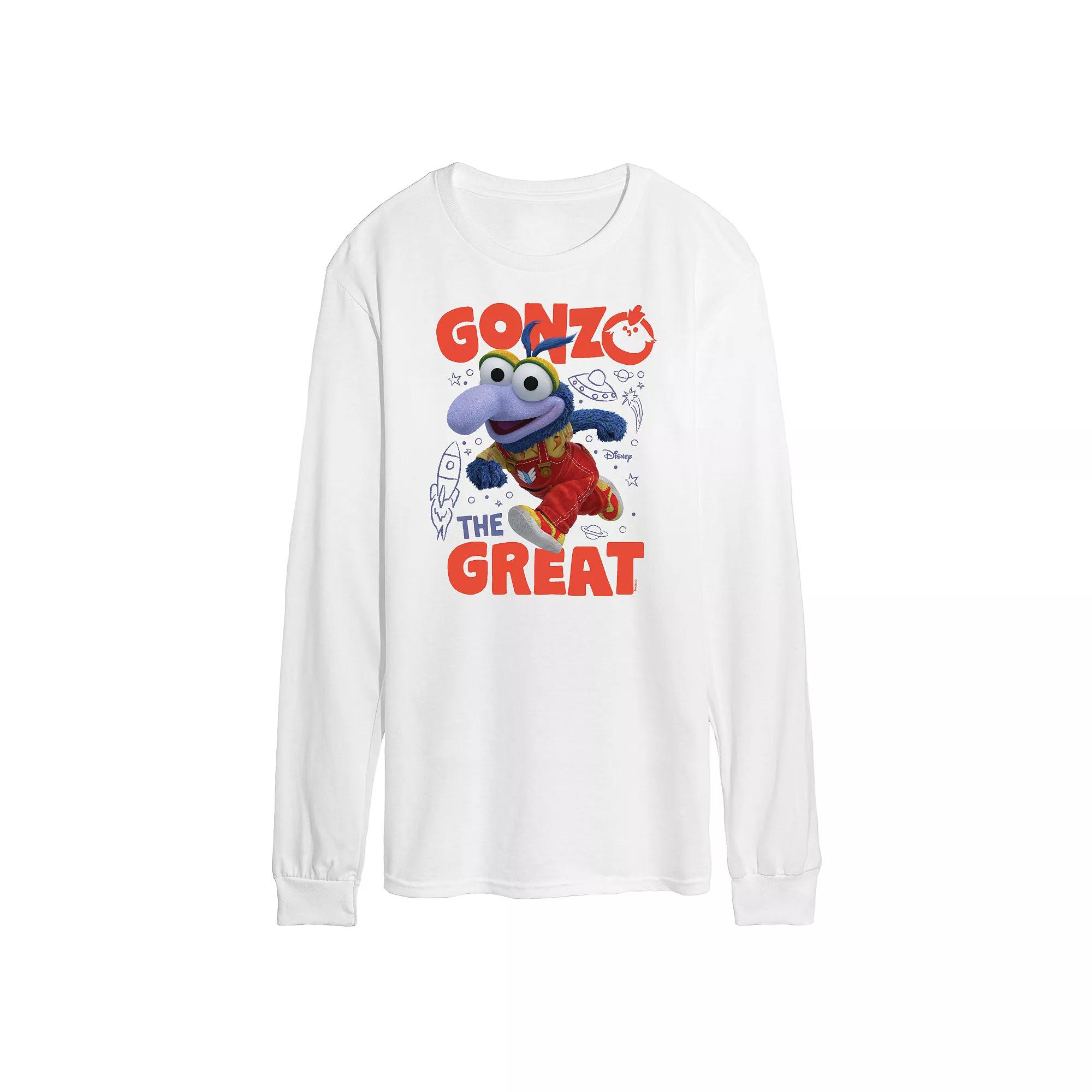 Disney's Muppets Babies Gonzo Men's The Great Long Sleeve Graphic Tee,  Product Image
