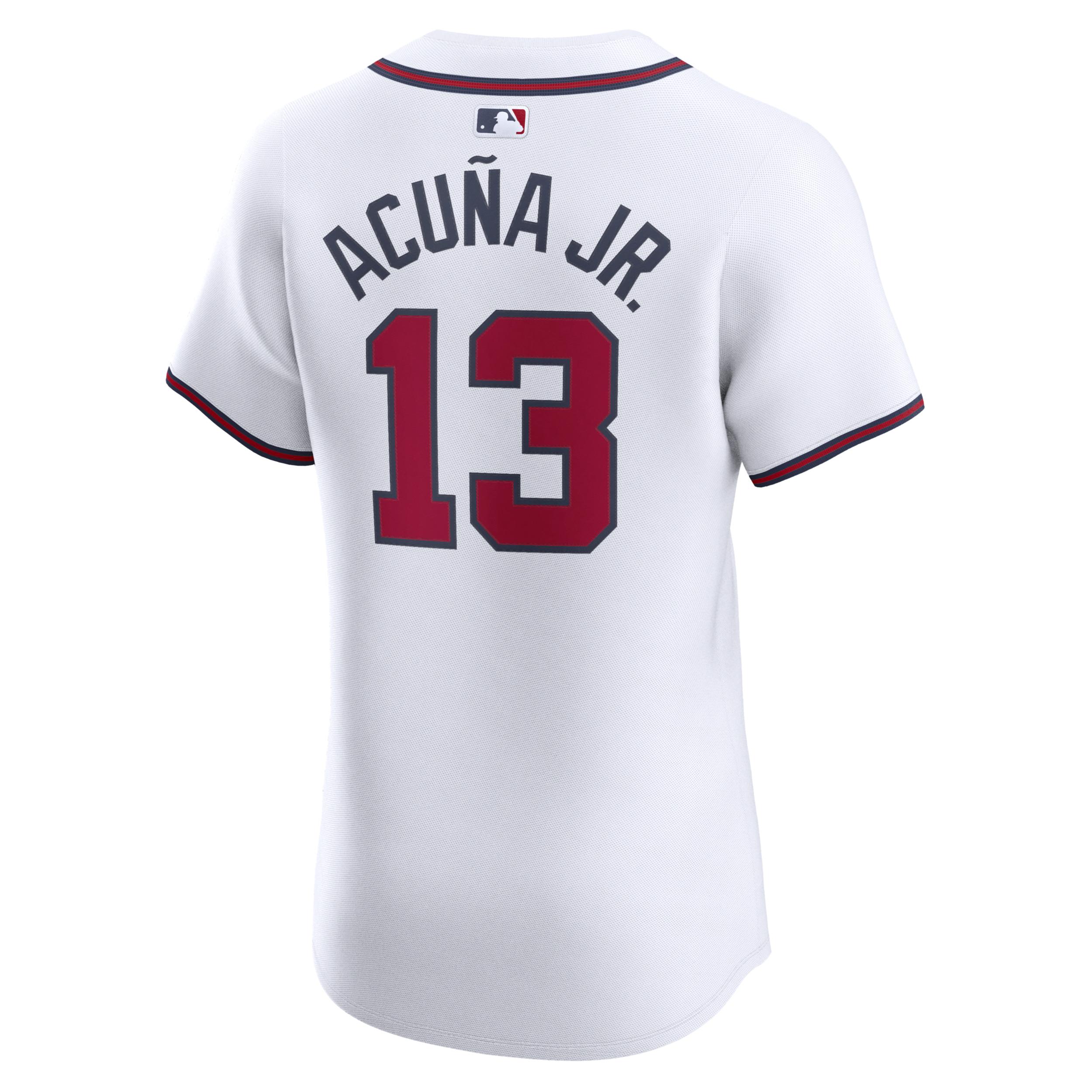 Ronald Acua Jr. Atlanta Braves Nike Mens Dri-FIT ADV MLB Elite Jersey | 90B0AWHOAW9-005 Product Image