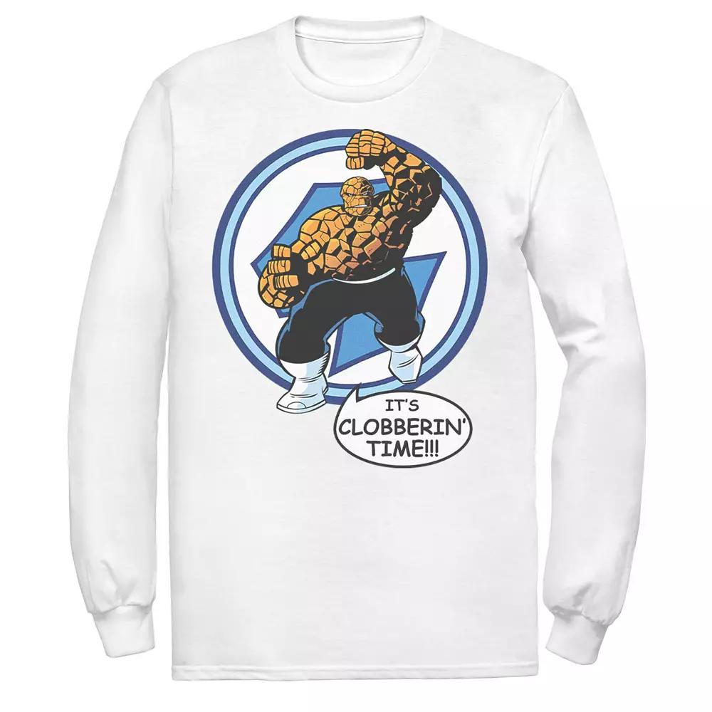 Men's Marvel Fantastic Four The Thing Clobberin' Time Circle Tee,  Product Image