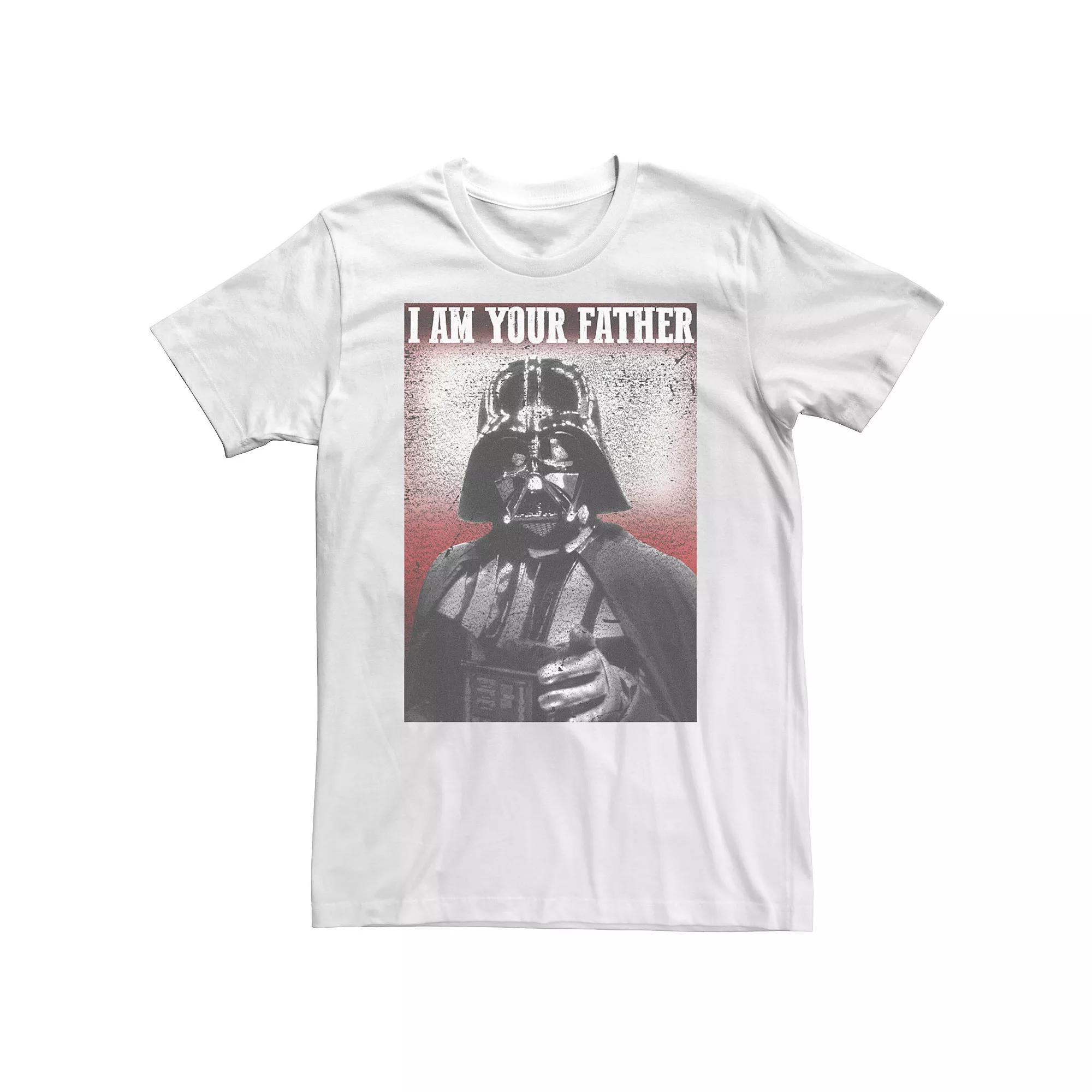 Big & Tall Star Wars Stern Vader I am Your Father Finger Point Tee, Men's,  Product Image
