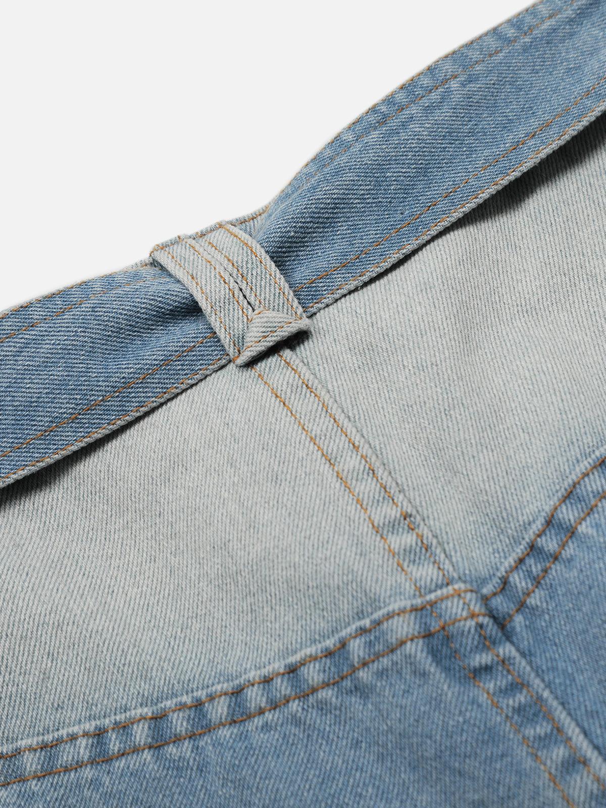 Aelfric Eden Ripped Distressed Washed Longline Jorts Product Image