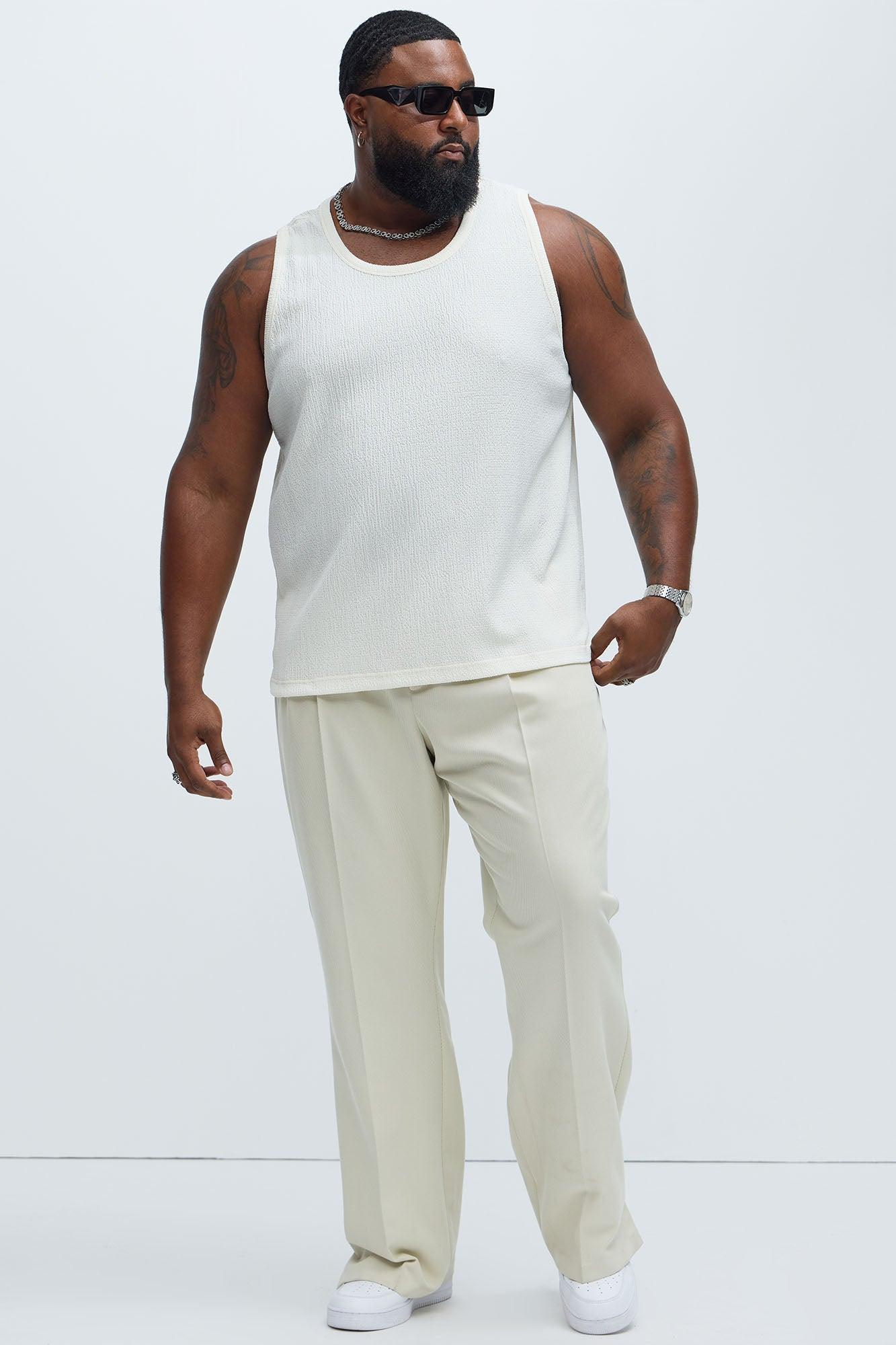 Kerr Textured Tank - Cream Product Image