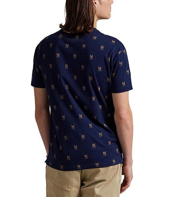 Polo Ralph Lauren Classic Fit Crest-Print Jersey Short Sleeve T-Shirt Product Image
