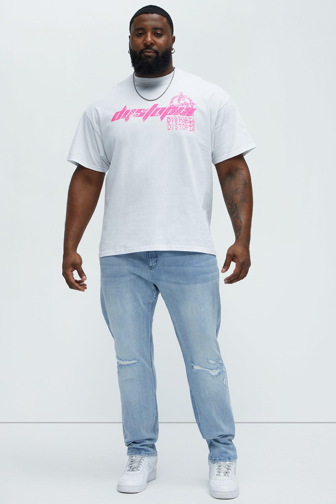 Dystopia Short Sleeve Tee - White Product Image