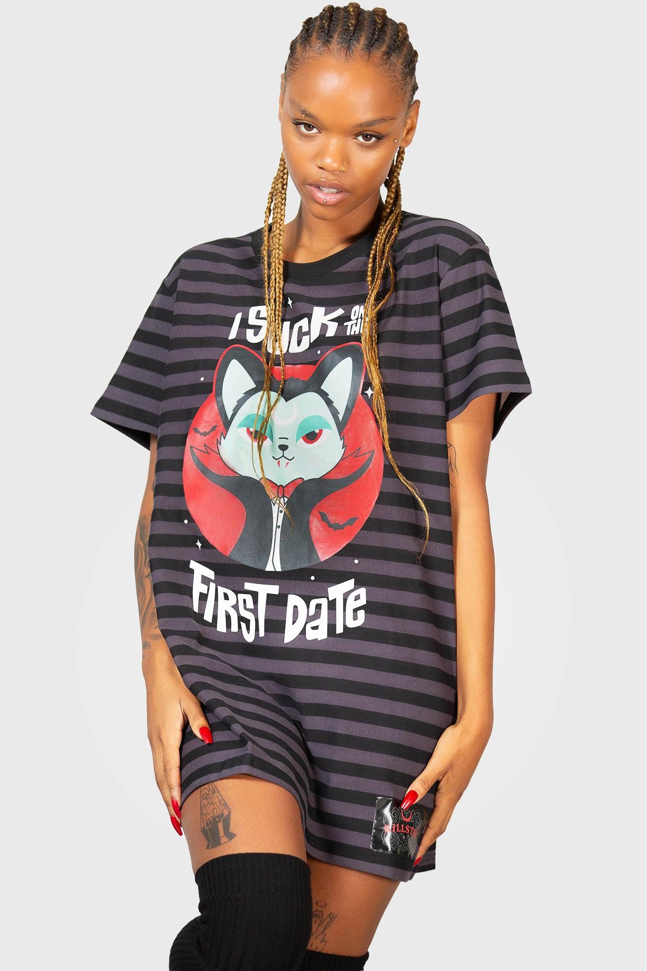 Purrrfect Pairing T-Shirt Dress Product Image