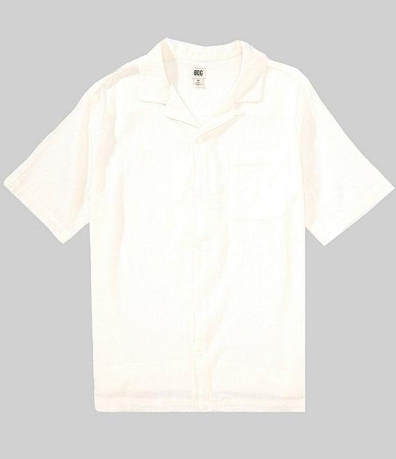 BDG Urban Outfitters Short Sleeve Woven Crinkled Shirt Product Image