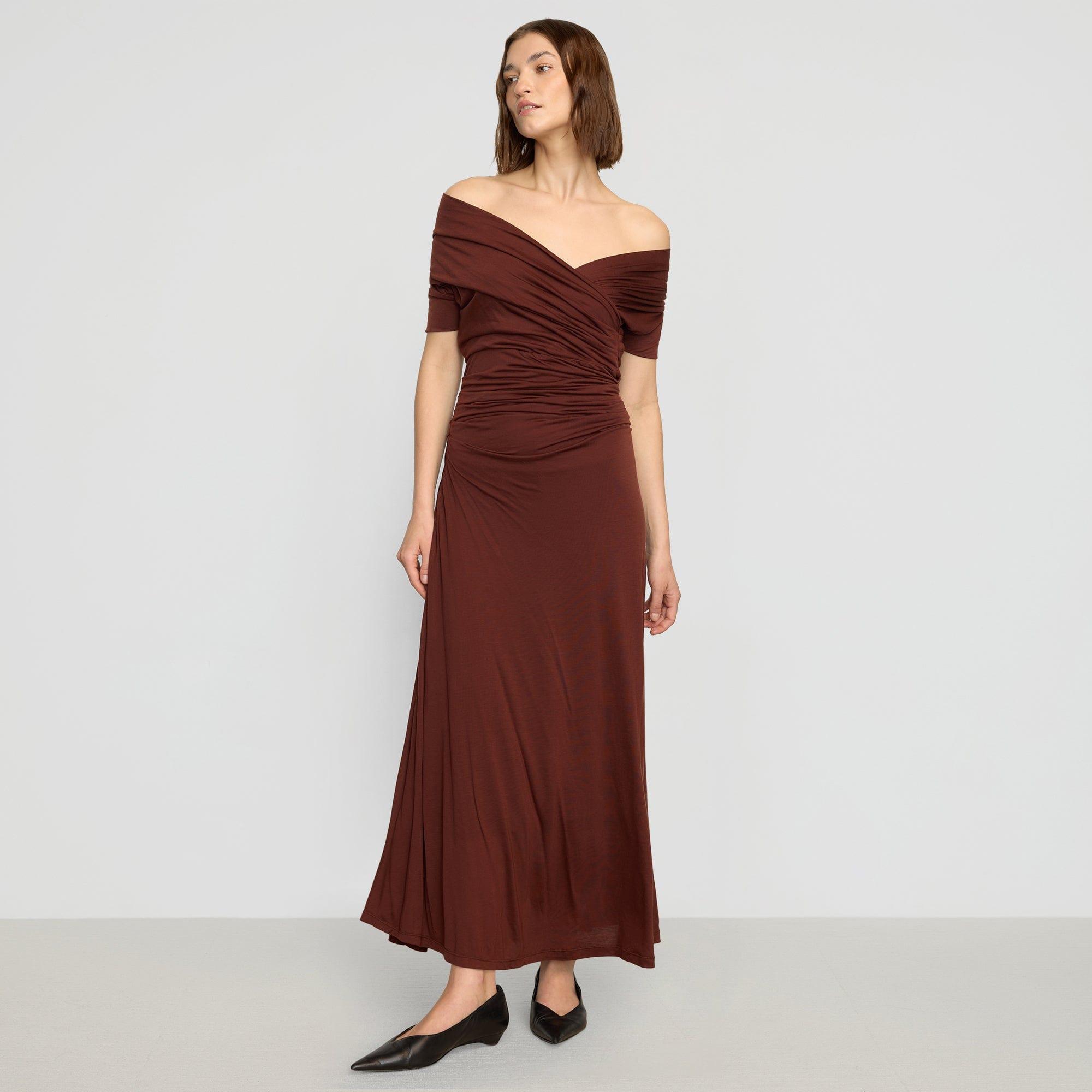 Thilda Ruched Off-Shoulder Dress Product Image