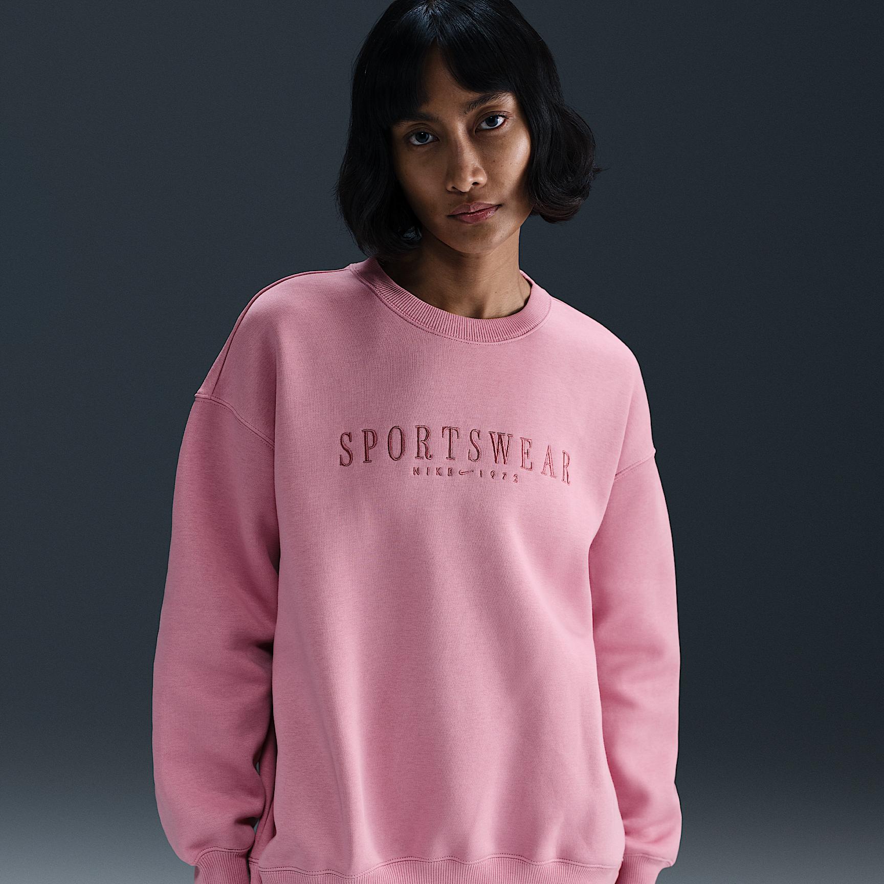 Women's Nike Sportswear Phoenix Fleece Oversized Crew-Neck Sweatshirt Product Image