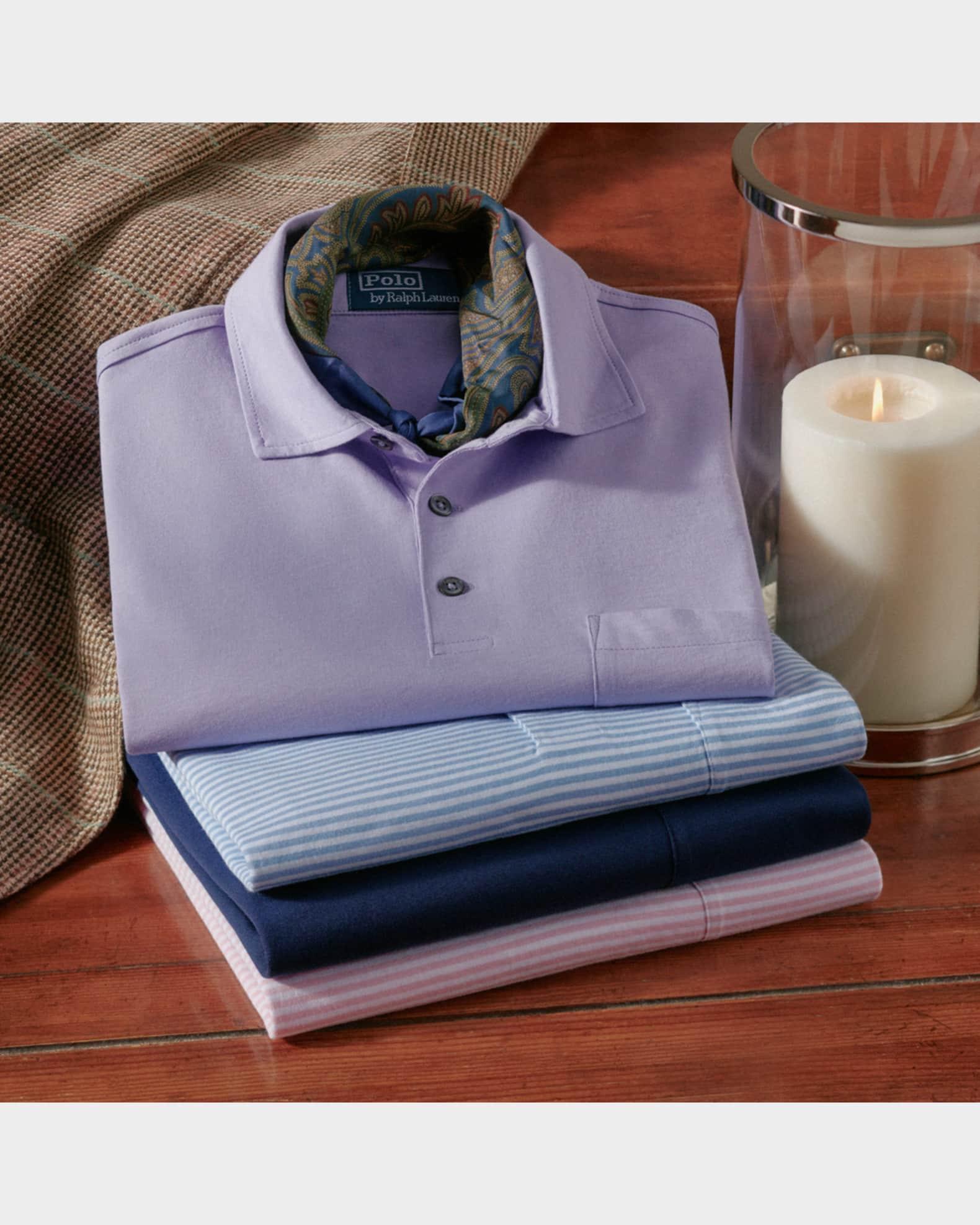 Mens Standard-Fit Lisle Polo Shirt Product Image