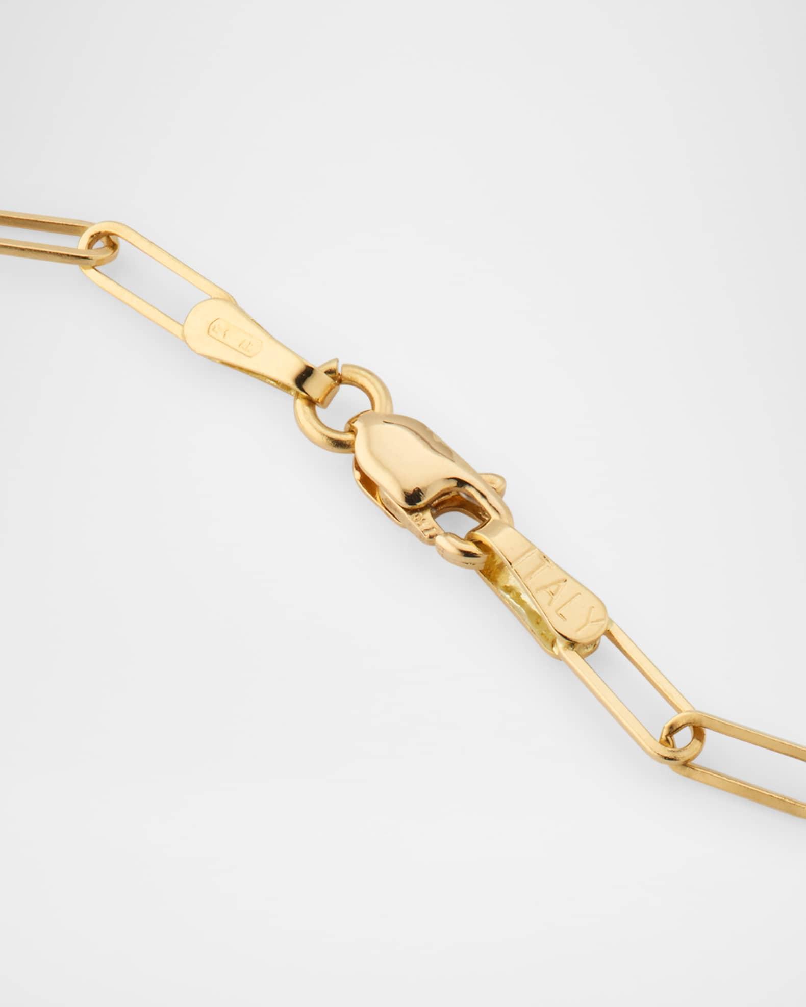 Limited Edition 18K Yellow Gold Faceted Round Emerald Medallion Pendant Necklace with Diamonds Product Image