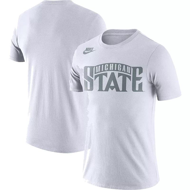 Men's Nike White Michigan State Spartans Basketball Retro 2-Hit T-Shirt,  Product Image