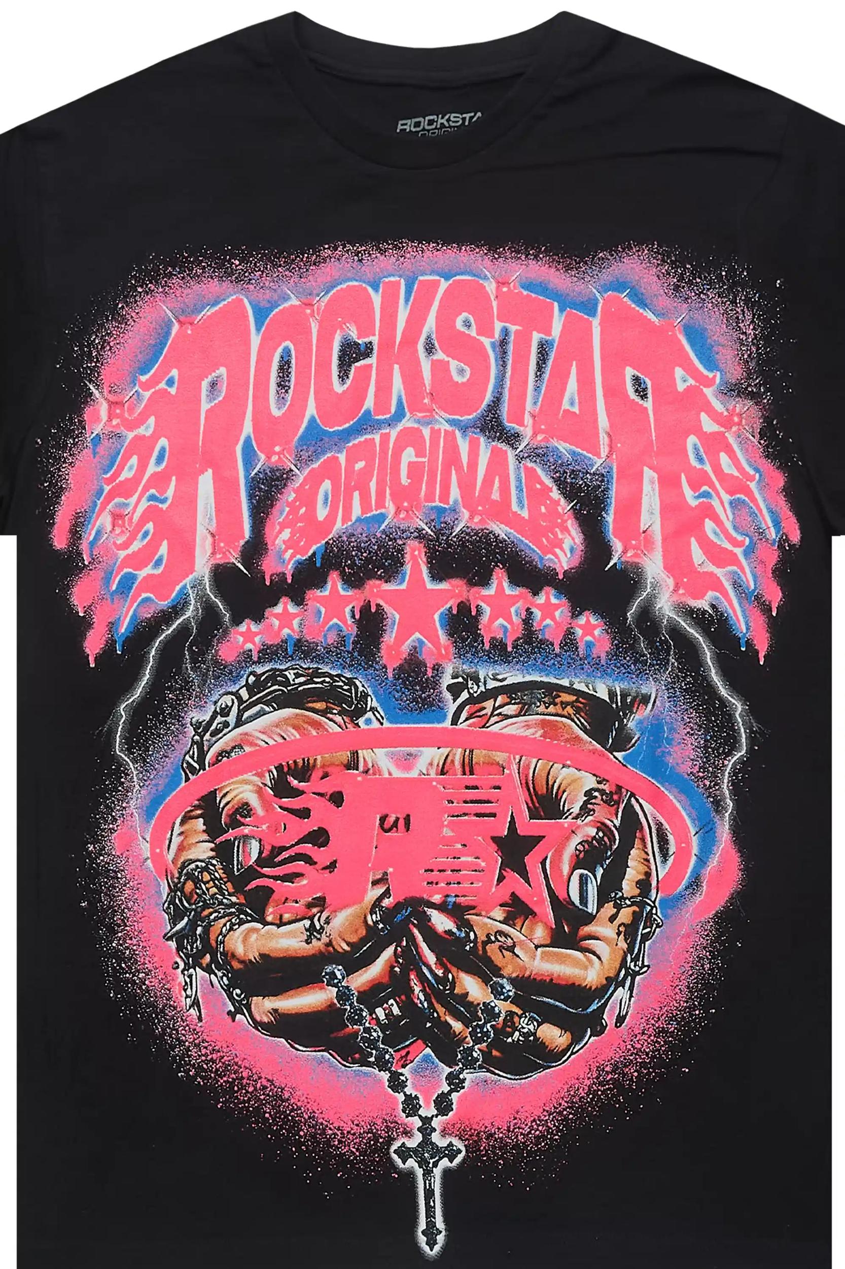 Zeniyah Black Oversized T-Shirt Female Product Image