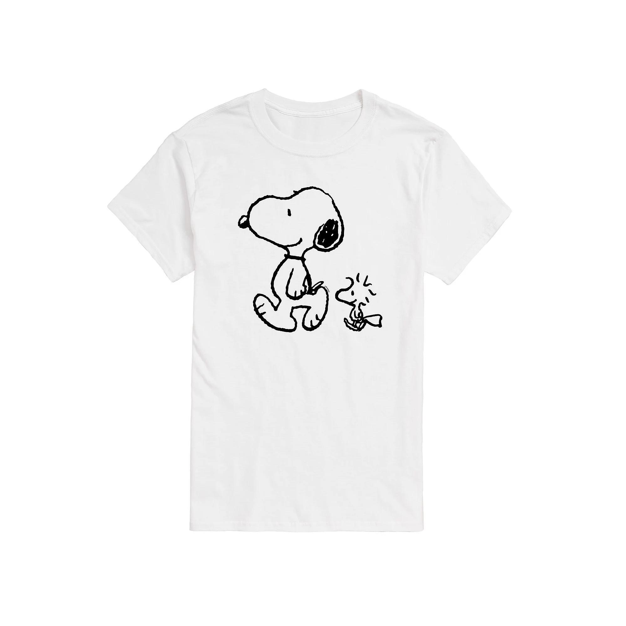 Men's Peanuts Snoopy Woodstock Walk Tee,  Product Image