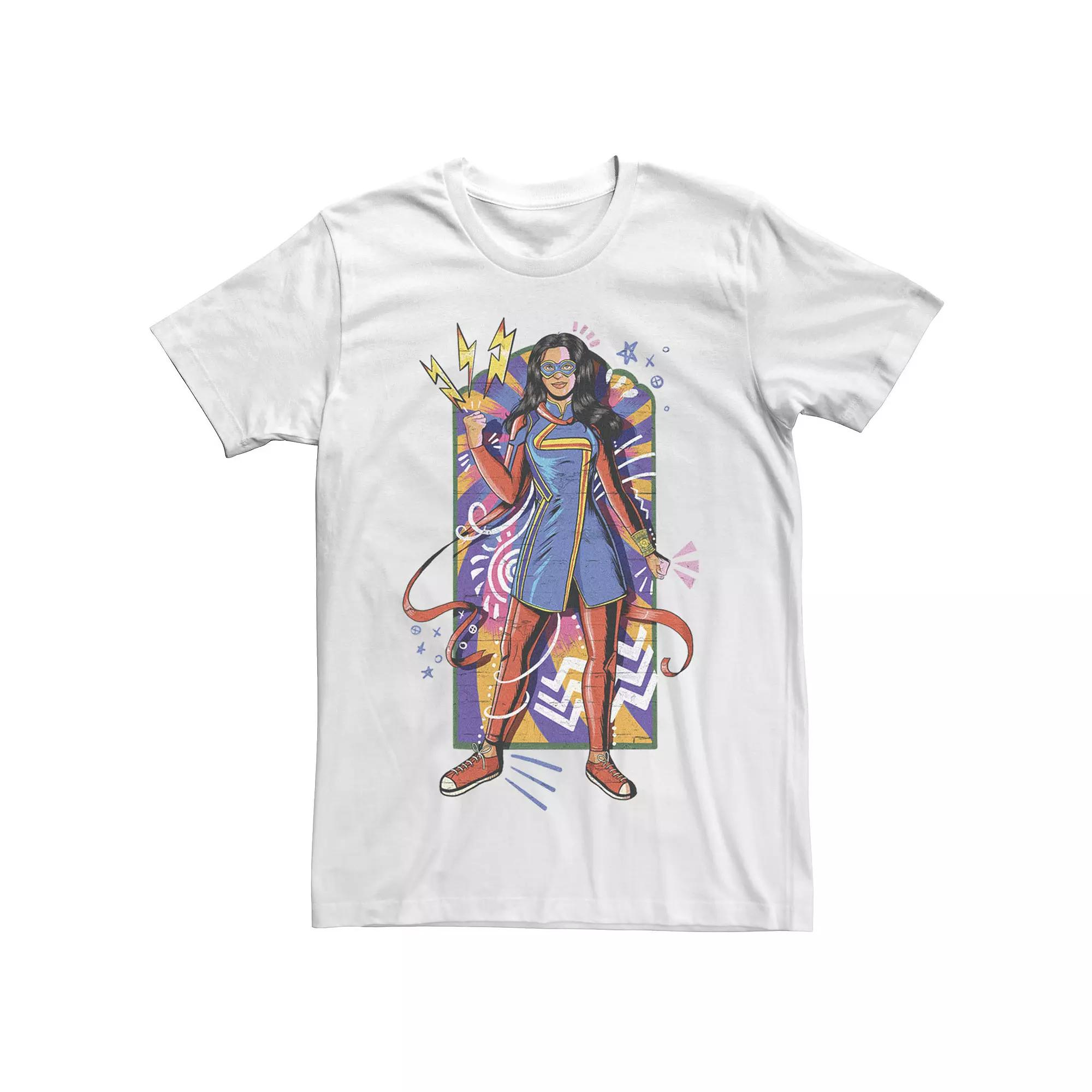 Men's Marvel Ms. Marvel Full Portrait of Kamala Tee,  Product Image