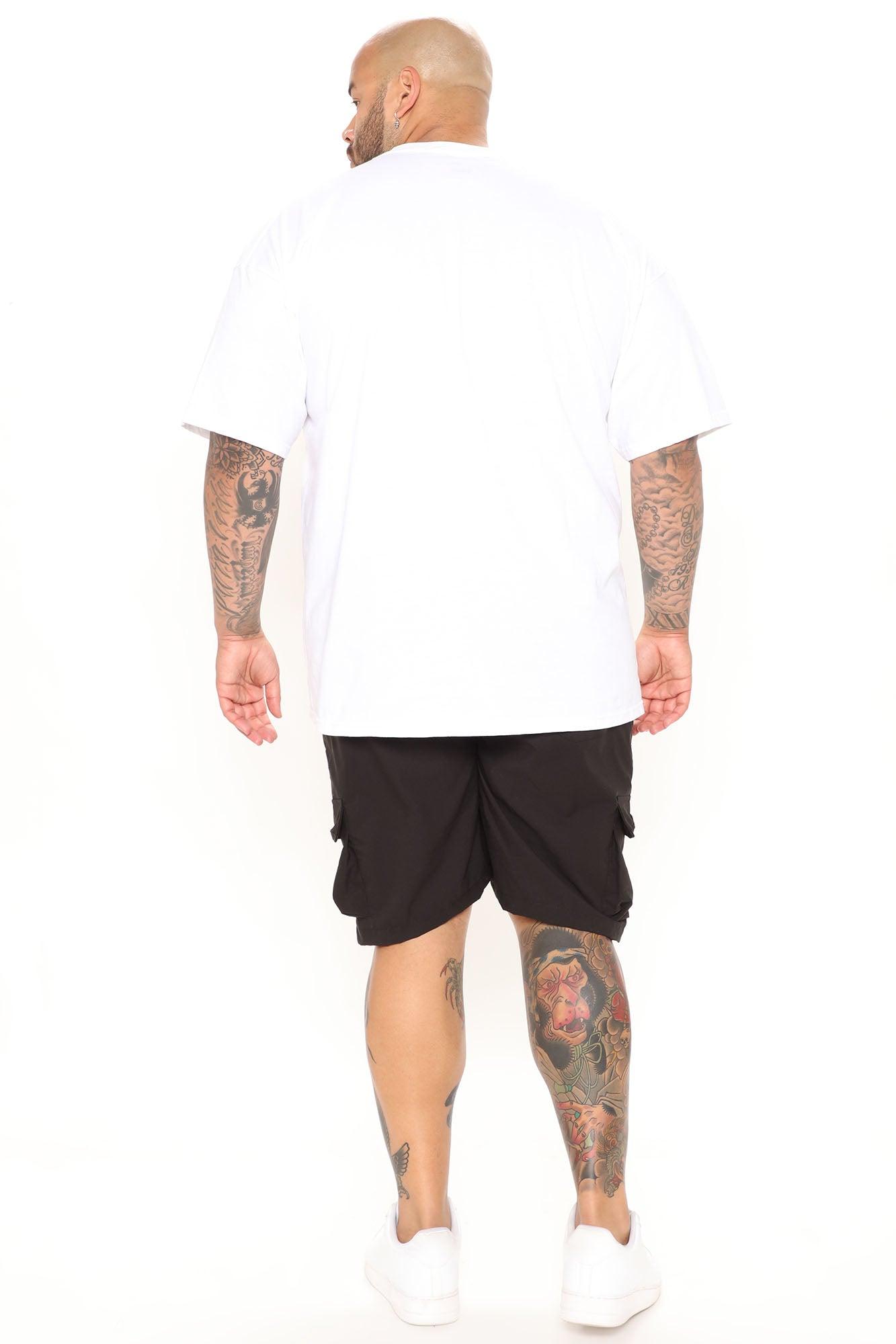 On The Go Nylon Cargo Short - Black Product Image