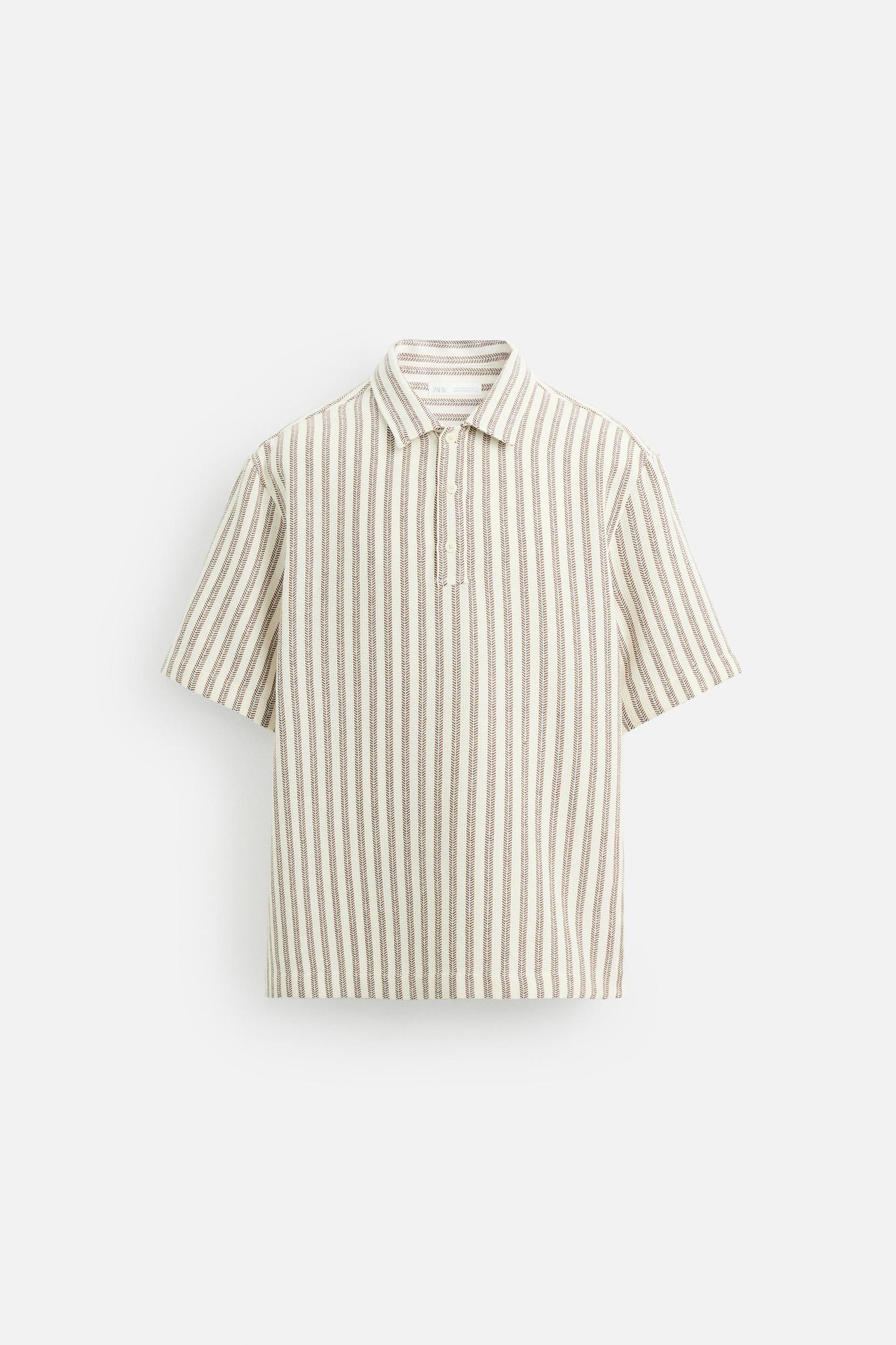 TEXTURED POLO SHIRT Product Image