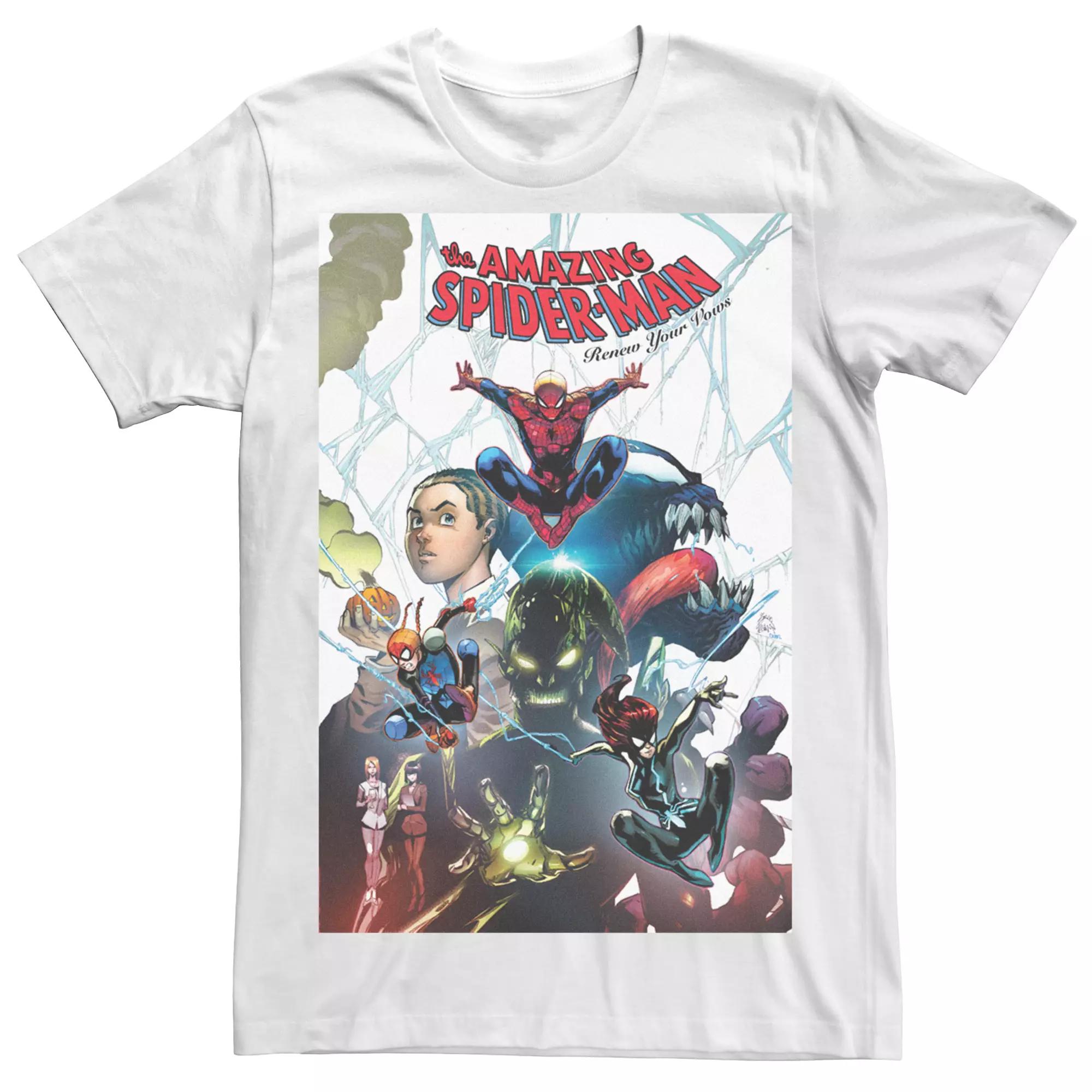 Men's Marvel The Amazing Spider-Man Short Sleeve Graphic Tee,  Product Image