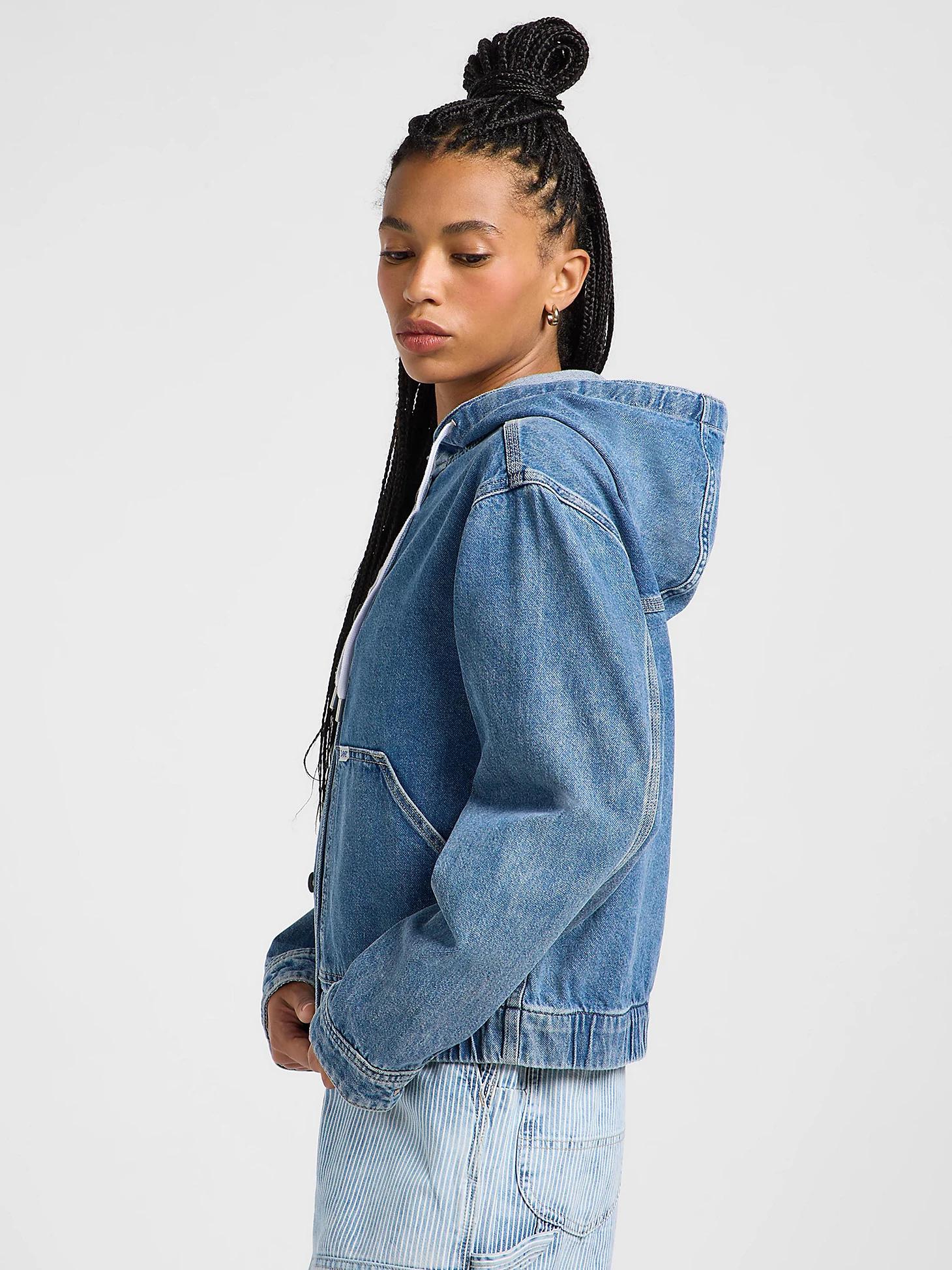 Women's Light Weight Denim Utility Jacket | Women's Jackets & Outerwear | Lee® Product Image