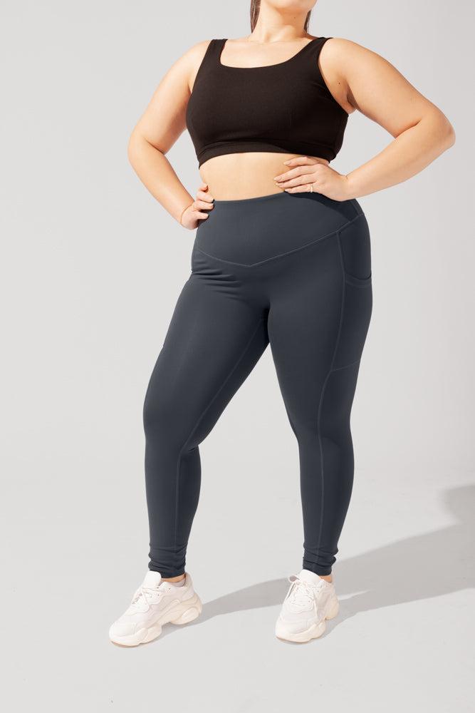 Supersculpt™ Leggings with Pockets - Smoky Grey Product Image
