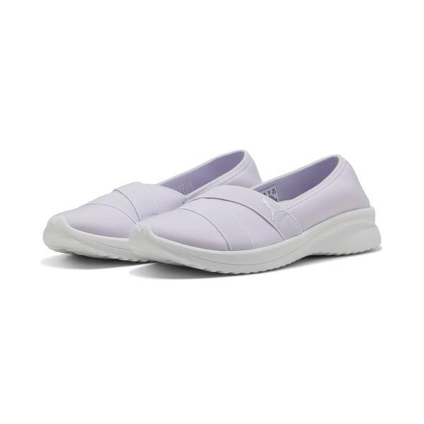 PUMA Adelina 2 Women's Slip-On Shoes in Lilac Frost/White Product Image