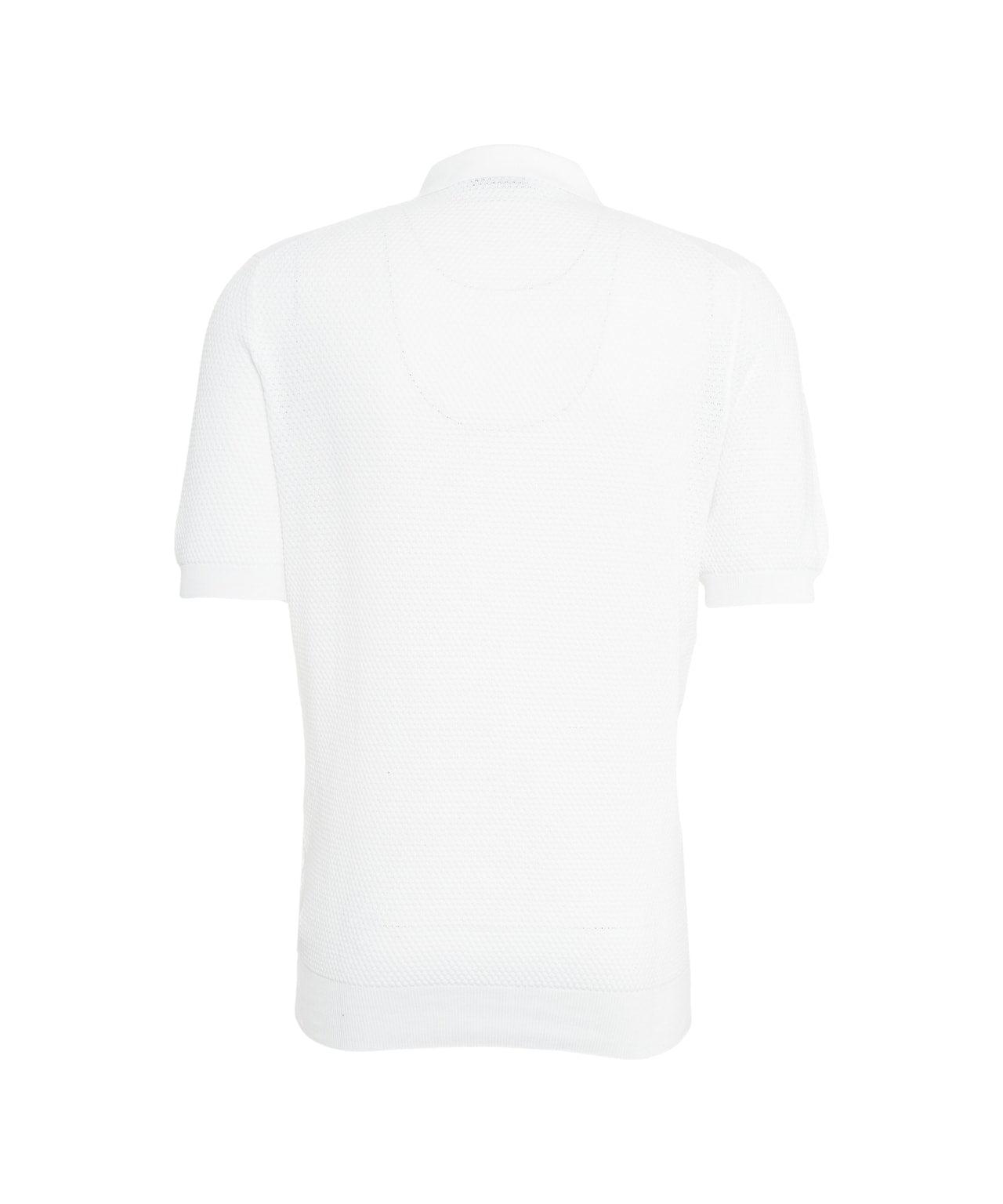 Knit polo shirt Product Image
