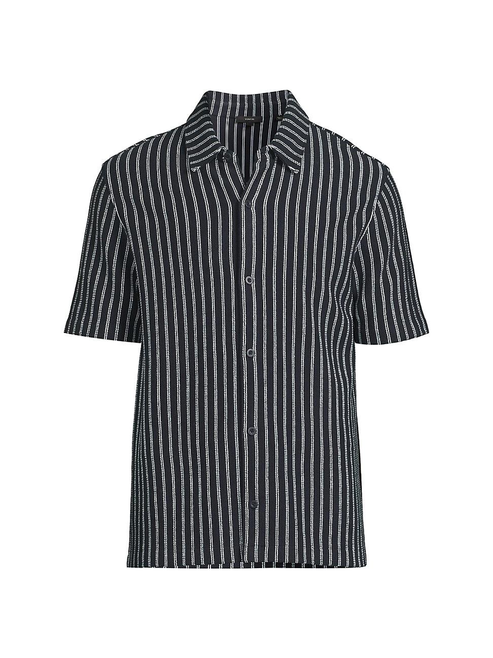 Men's Boucle Striped Sport Shirt Product Image