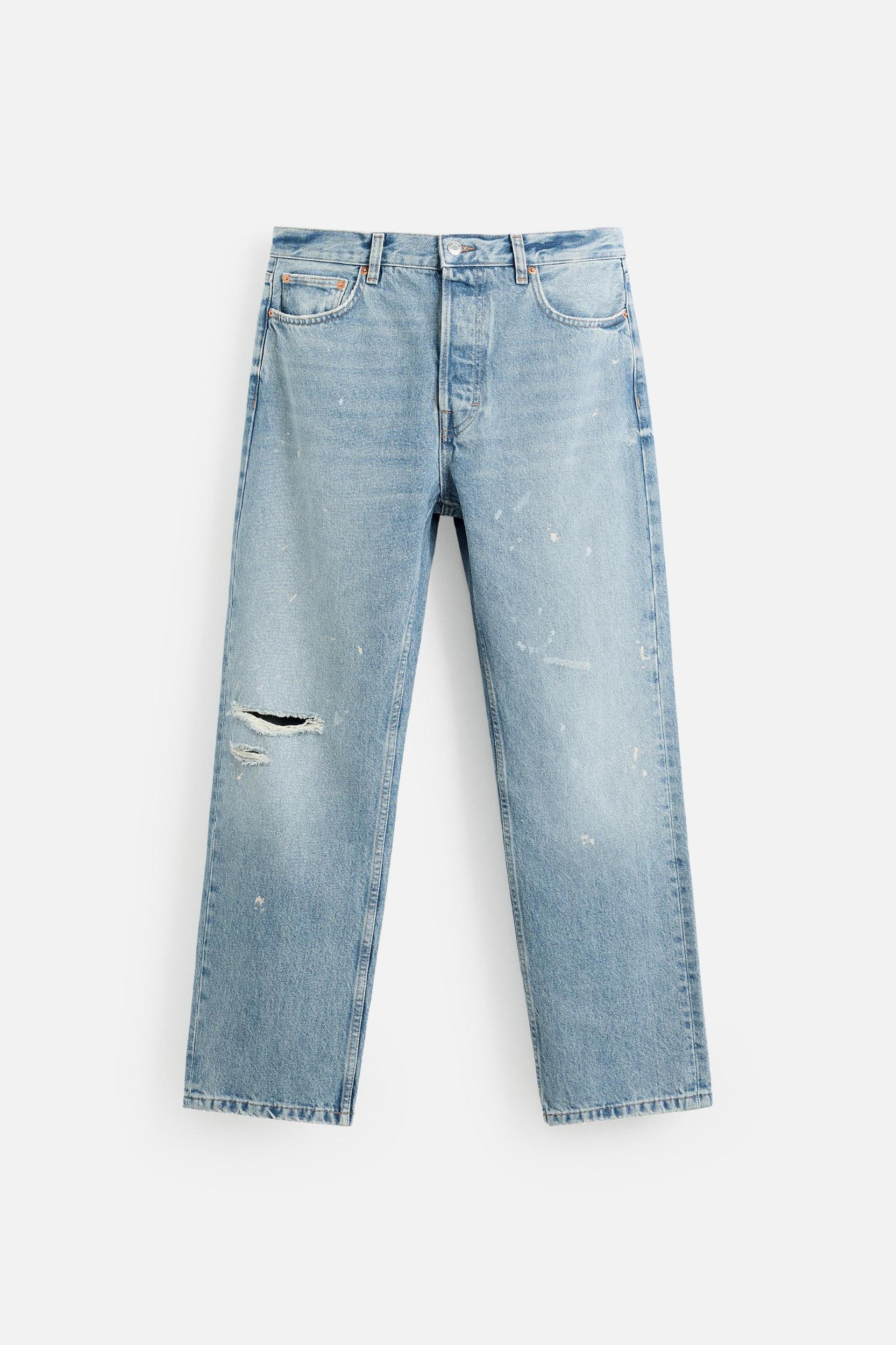 PAINT SPLATTER STRAIGHT FIT JEANS Product Image